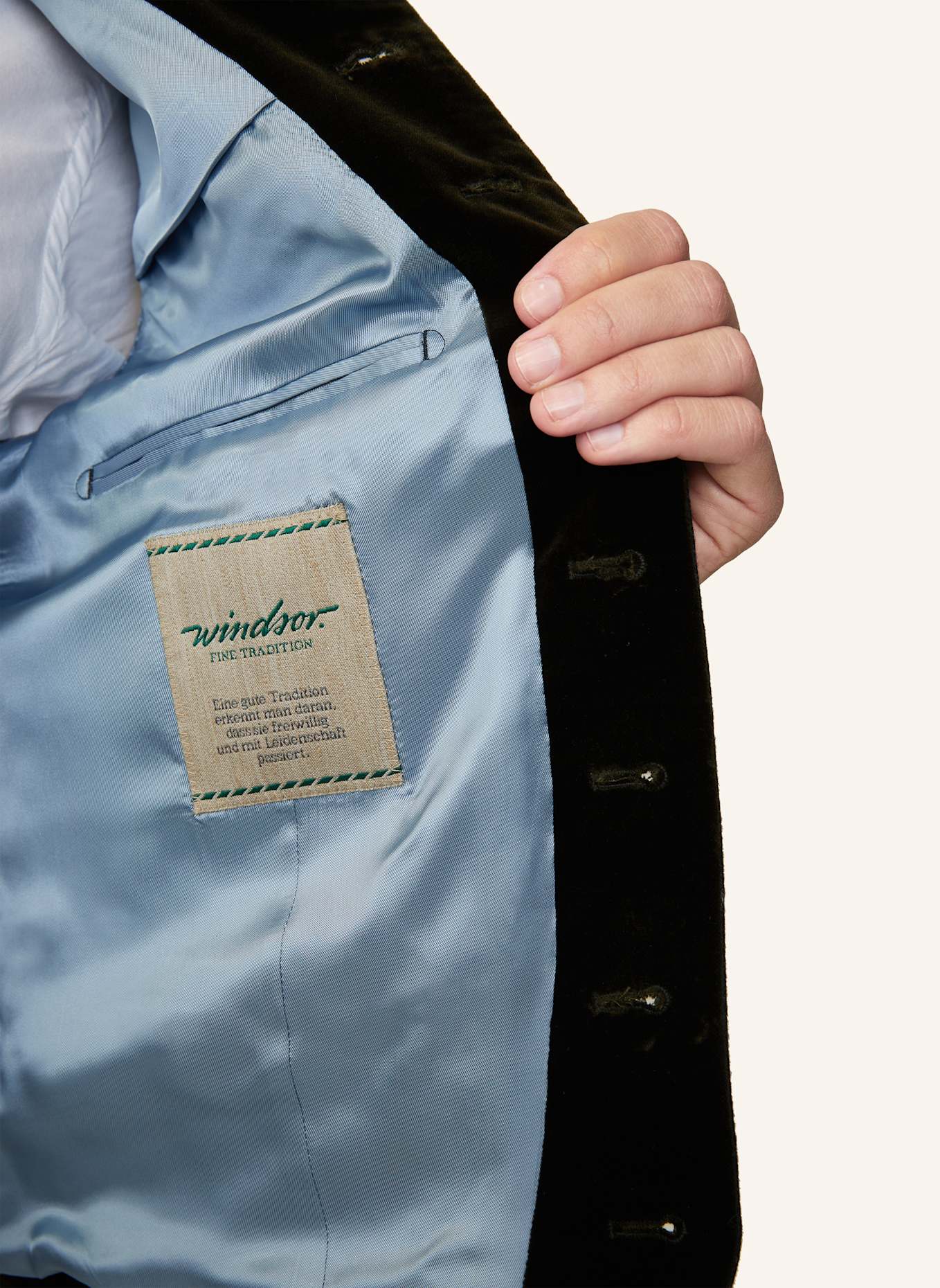 windsor. Weste: DUNKELGRÜN/ GRAU