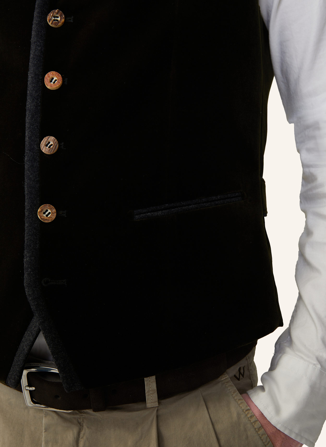 windsor. Weste: DUNKELGRÜN/ GRAU