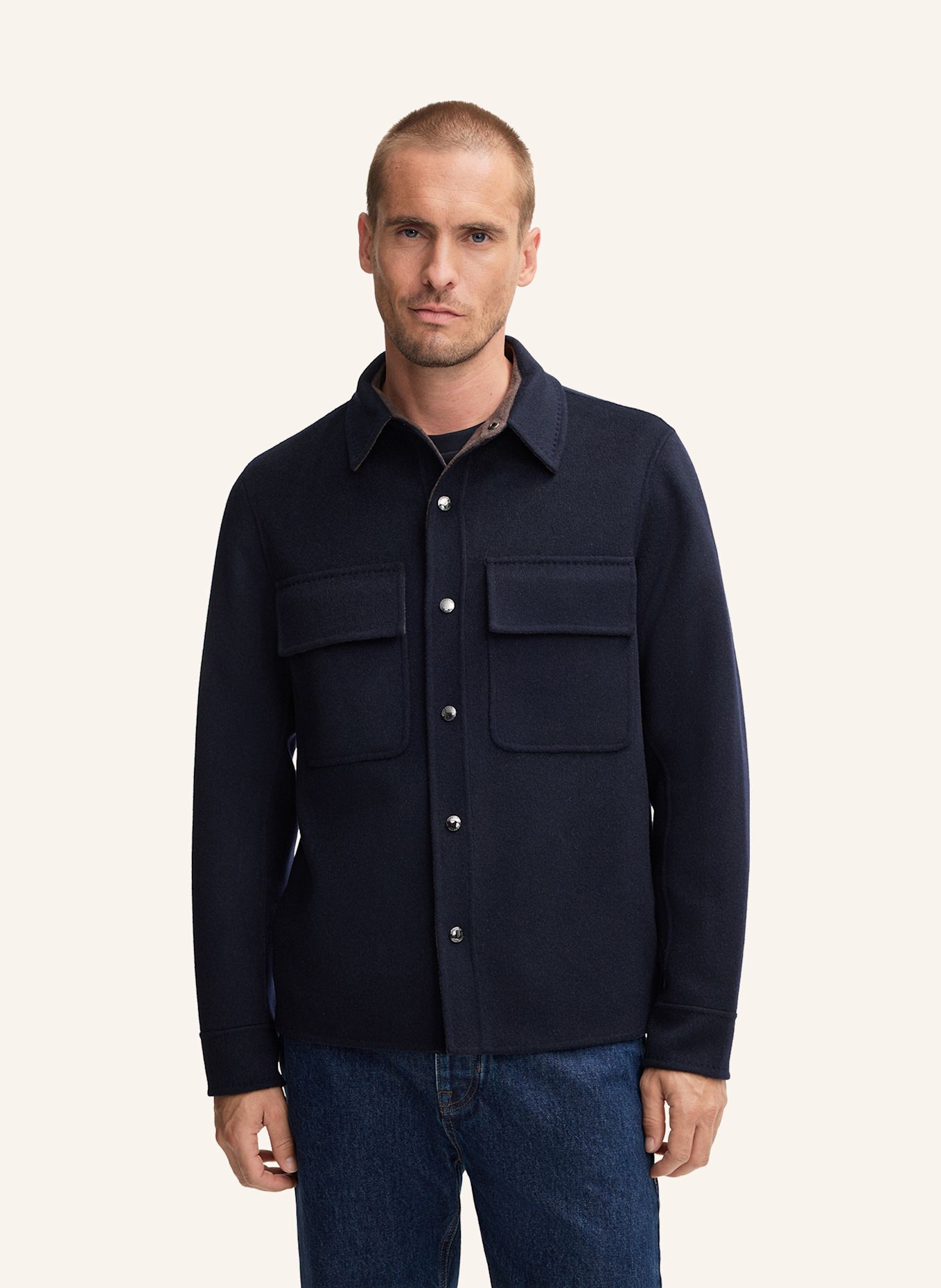 windsor. Hemdjacke: DUNKELBLAU