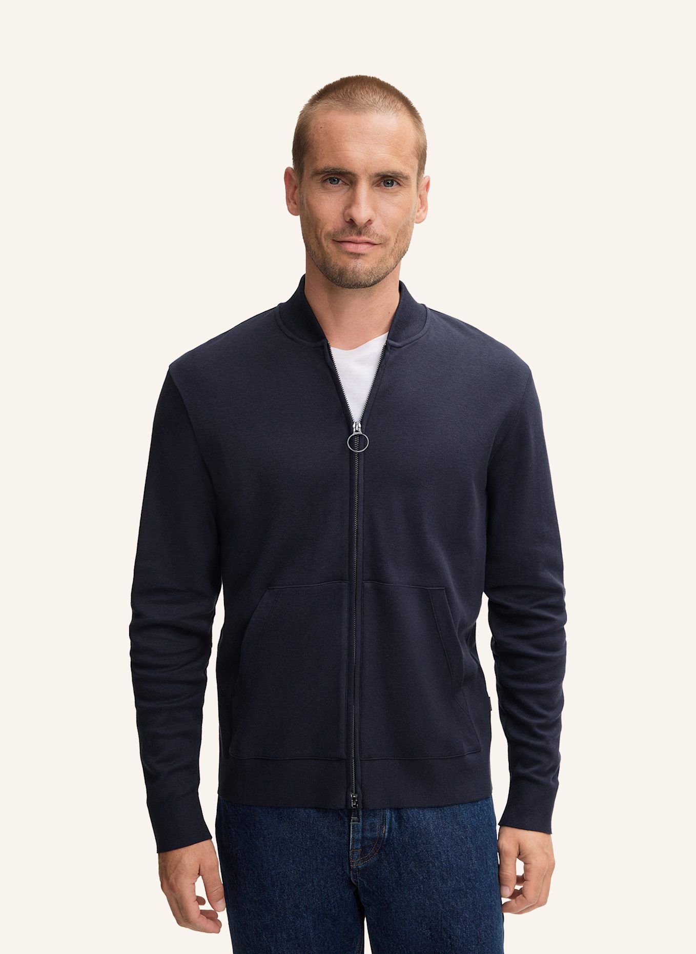 windsor. Sweatjacke: DUNKELBLAU