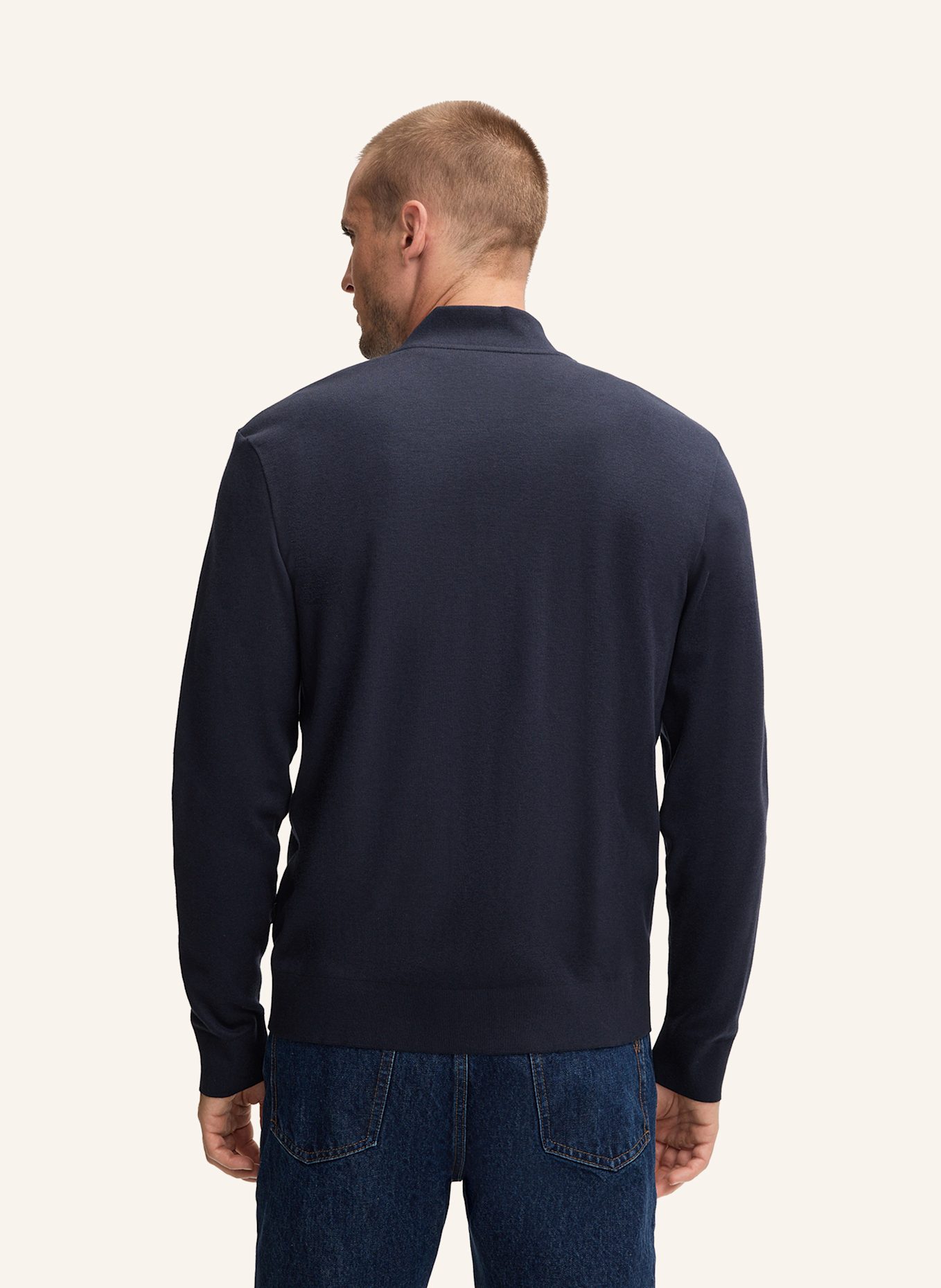 windsor. Sweatjacke: DUNKELBLAU