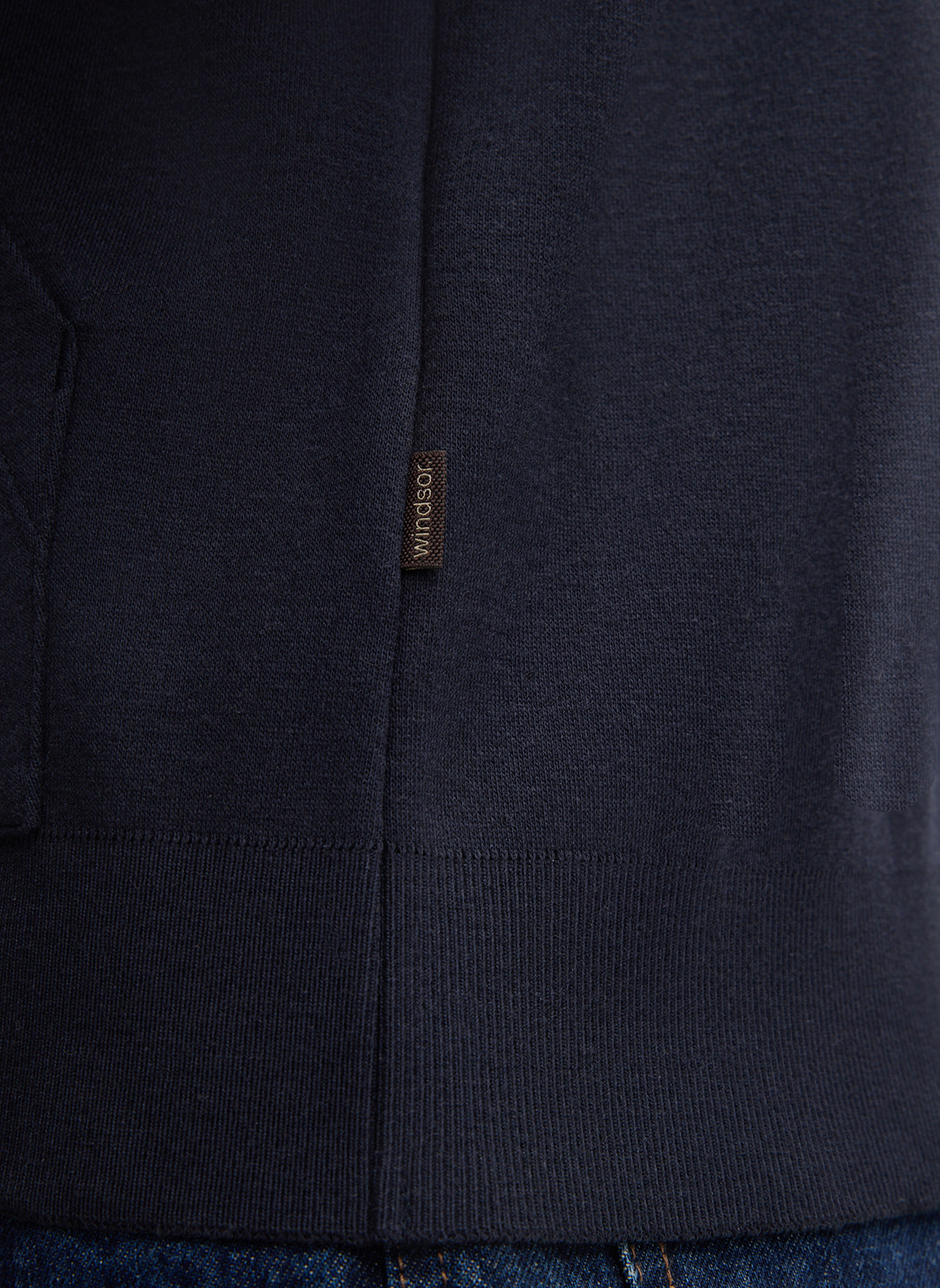 windsor. Sweatjacke: DUNKELBLAU