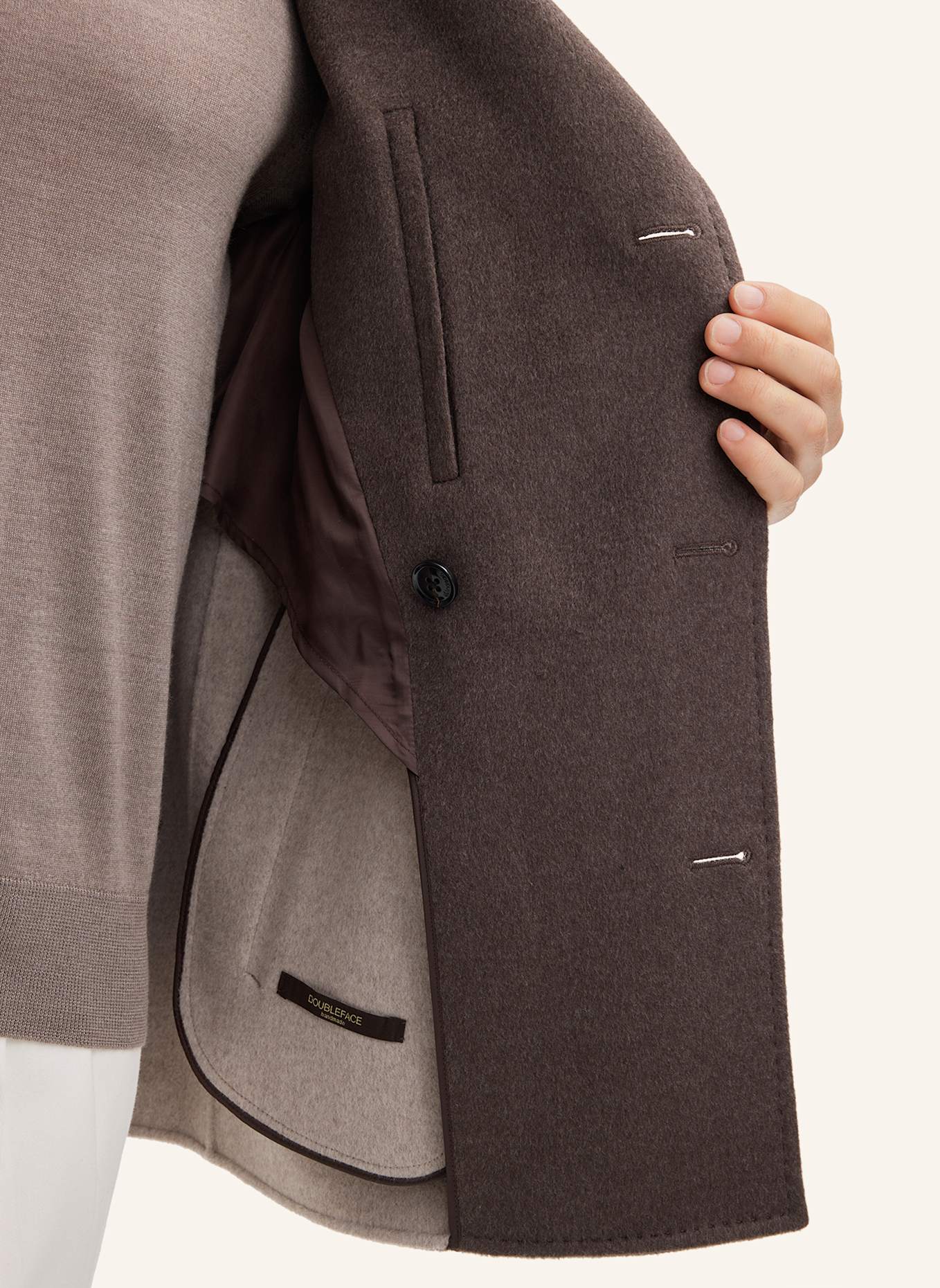 windsor. Caban-Jacke: BRAUN