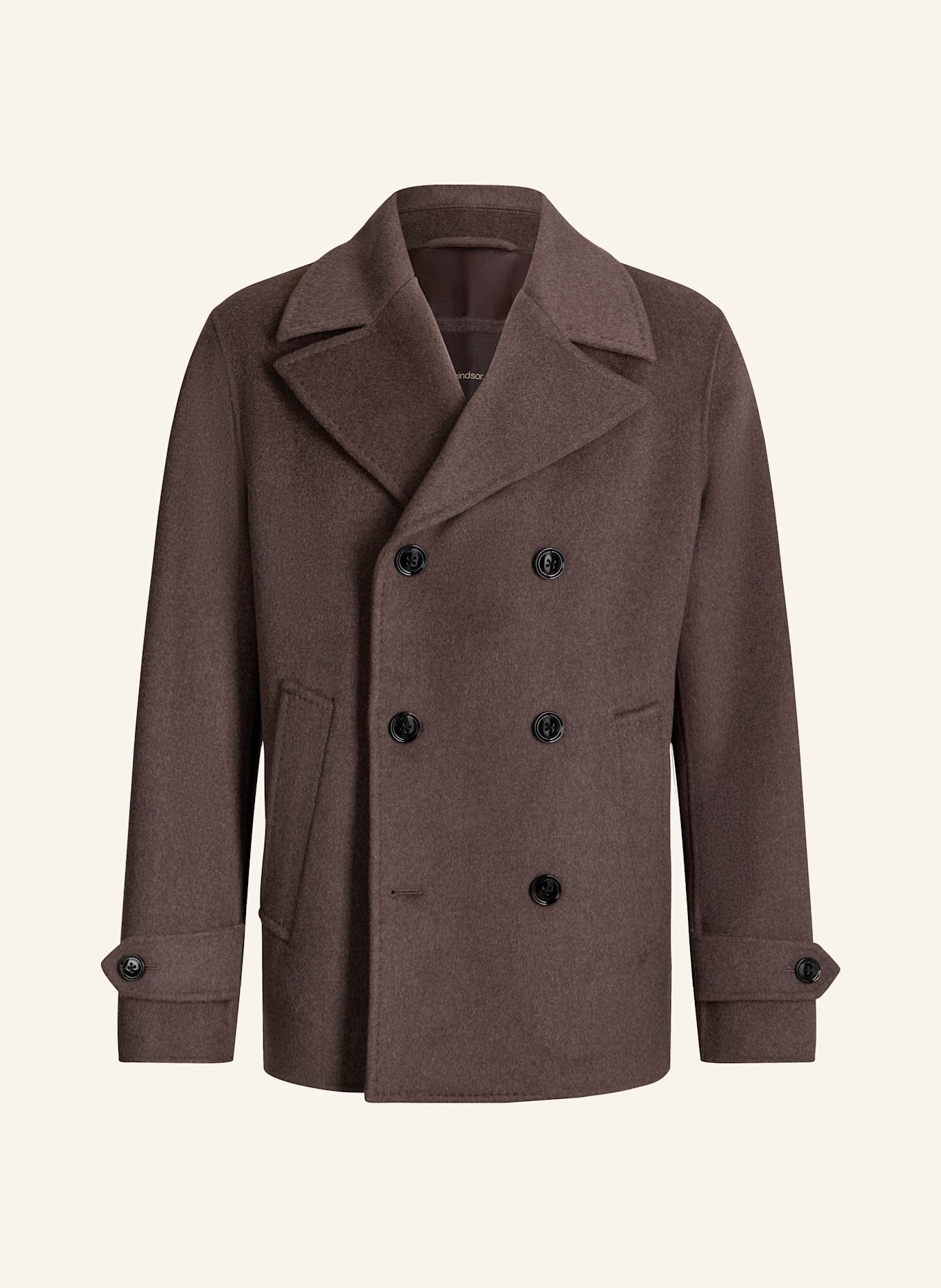 windsor. Caban-Jacke: BRAUN