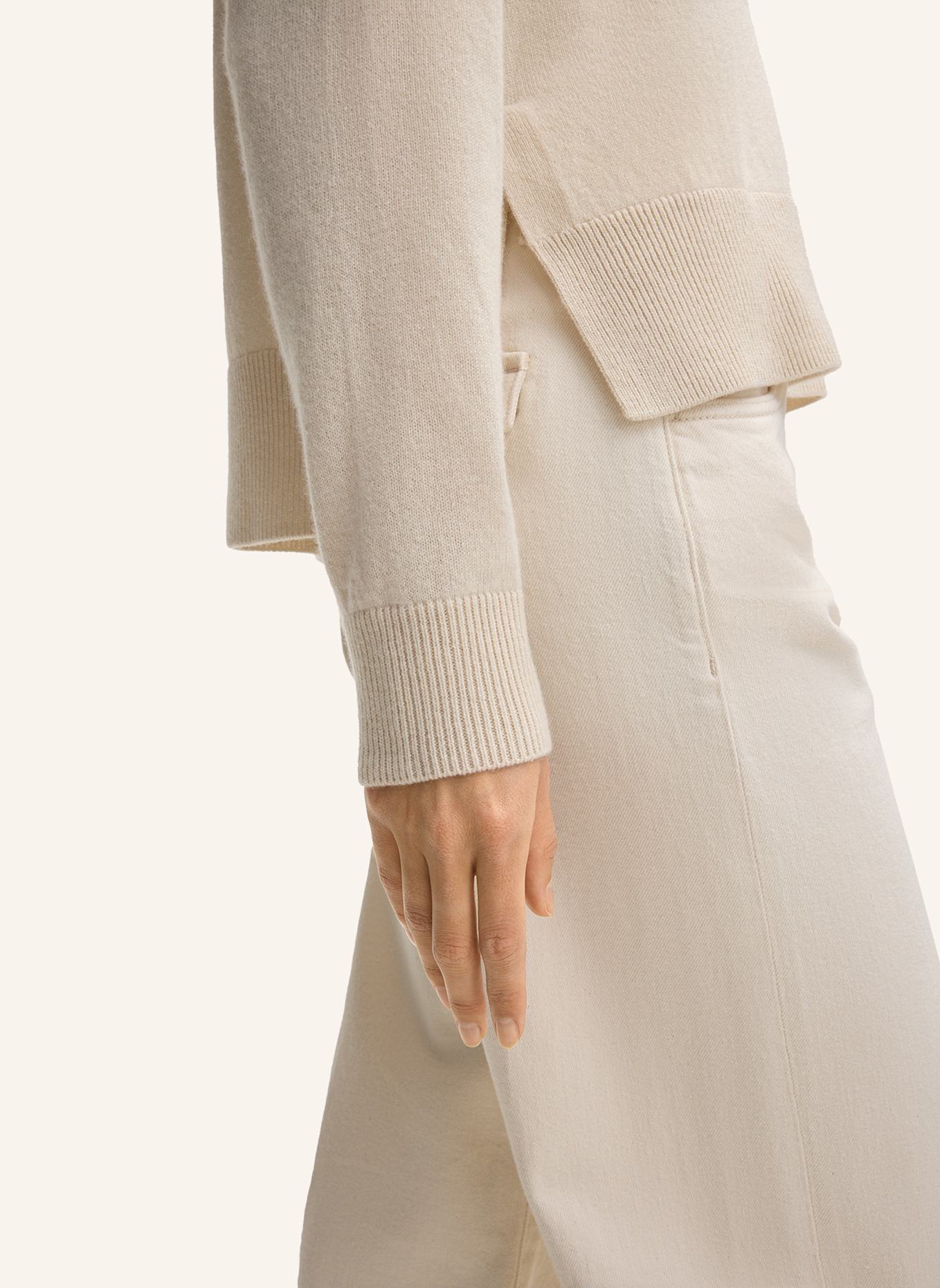 windsor. Cashmere-Pullover: BEIGE