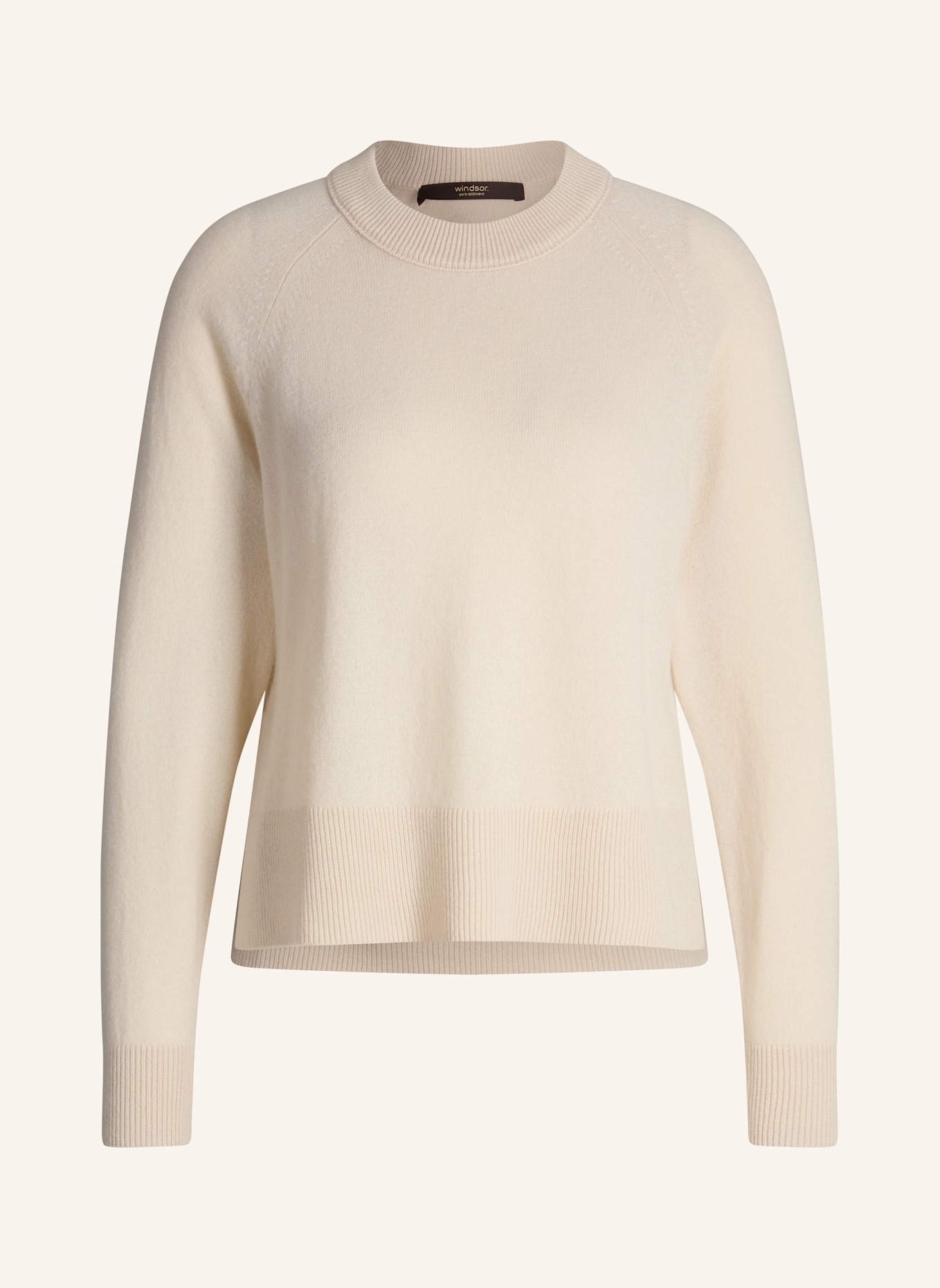 windsor. Cashmere-Pullover: BEIGE