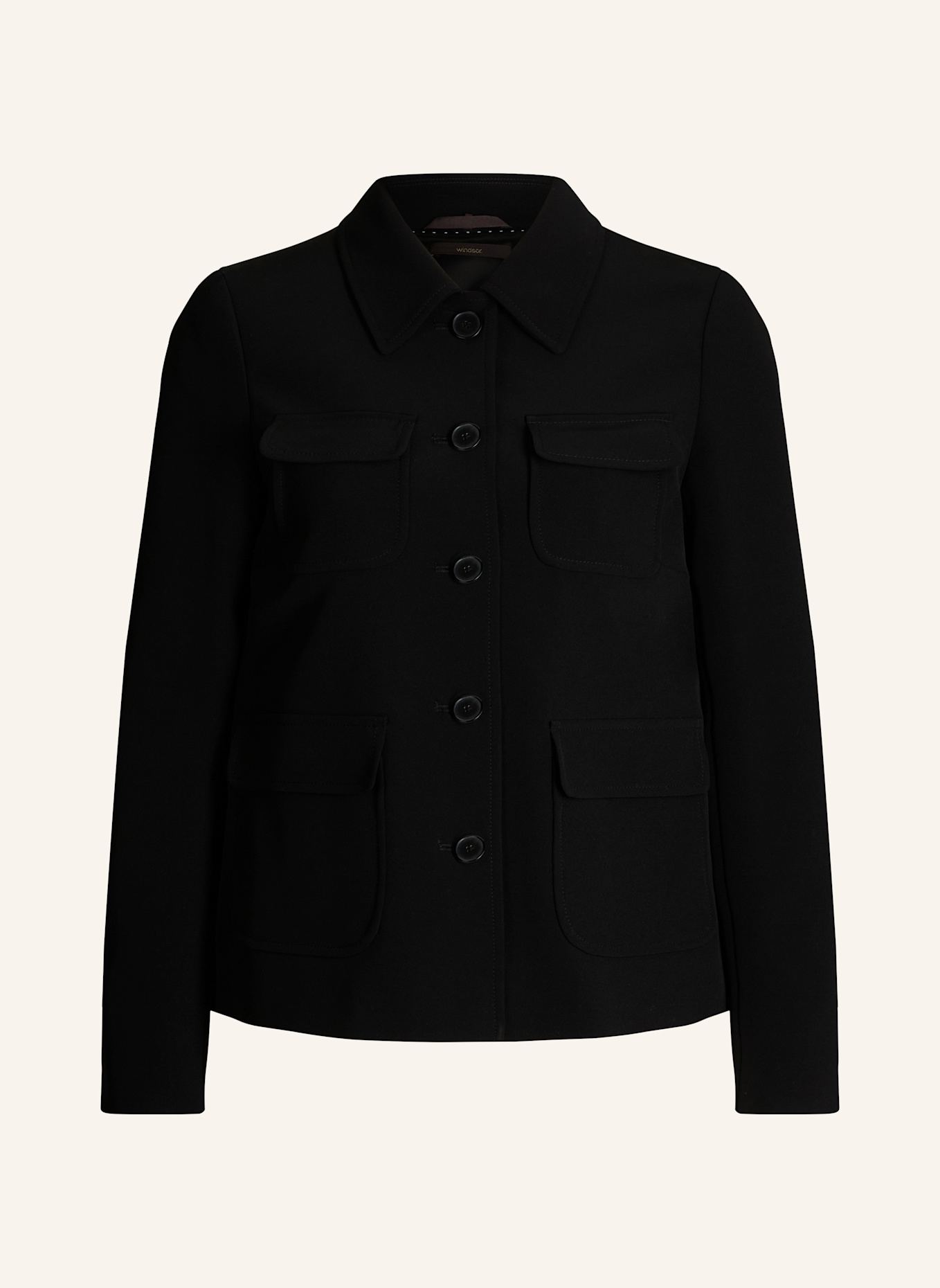 windsor. Blazer-Jacke: SCHWARZ