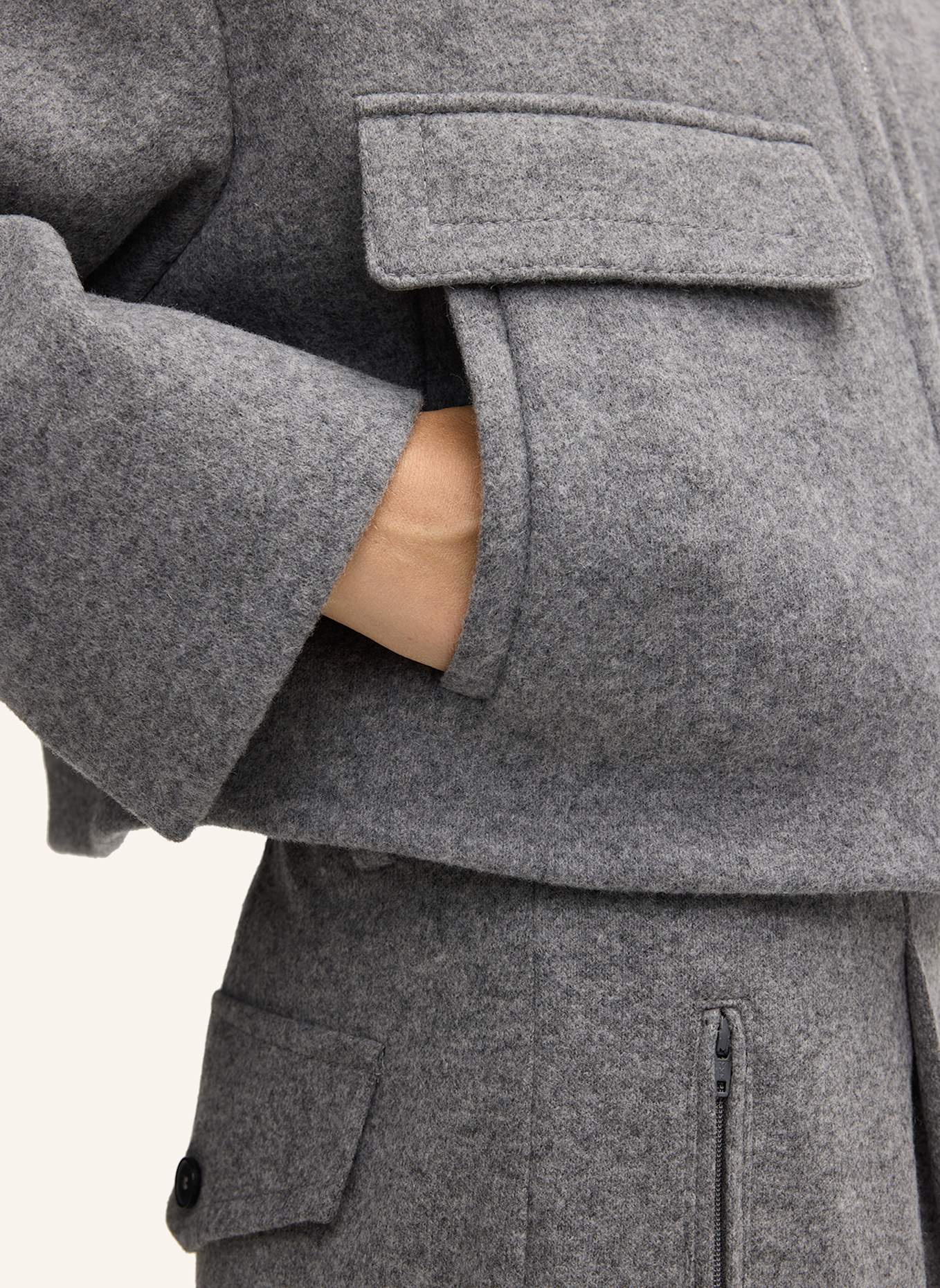 windsor. Jacke: GRAU