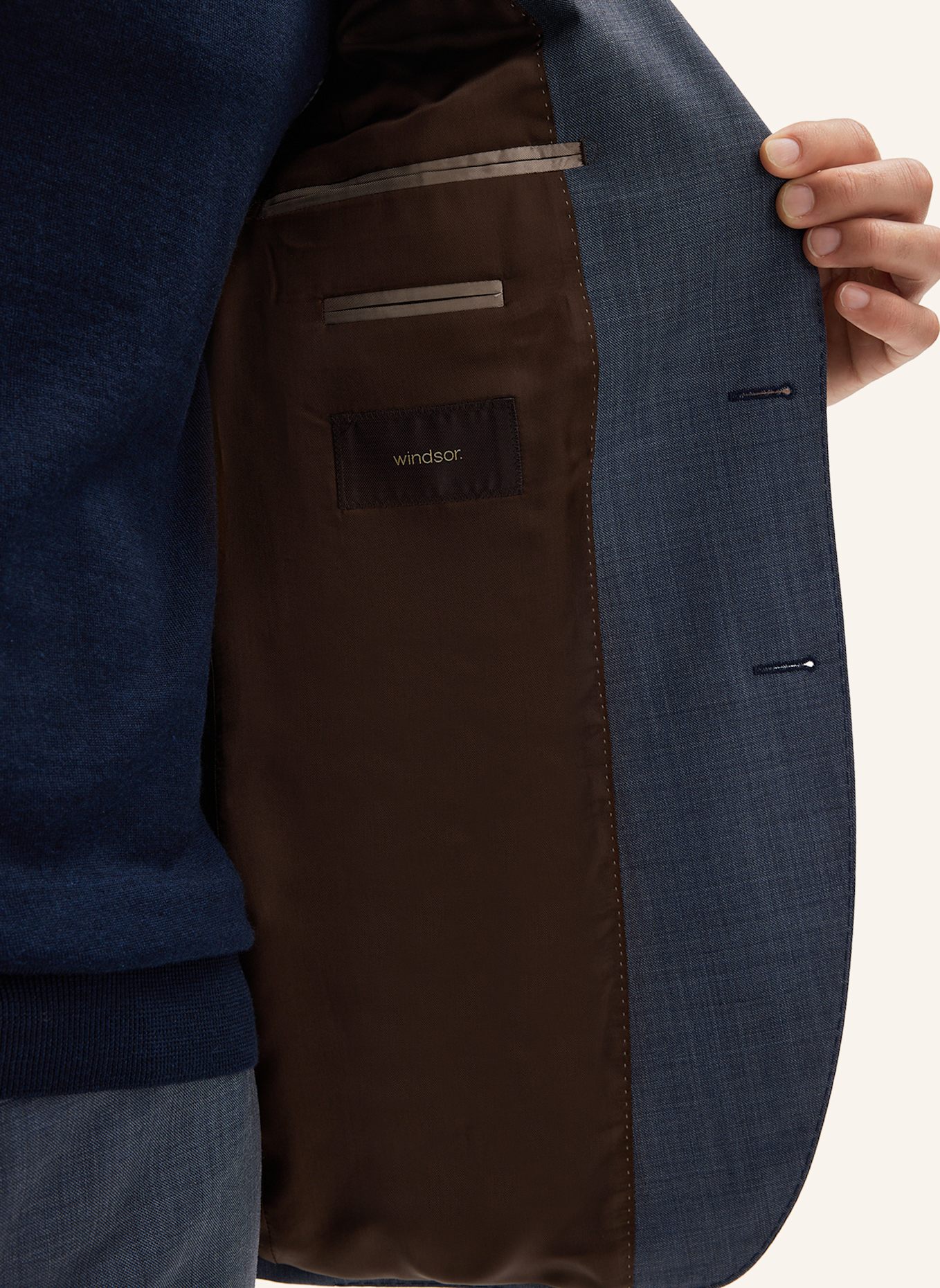 windsor. Anzug Regular Fit: DUNKELBLAU