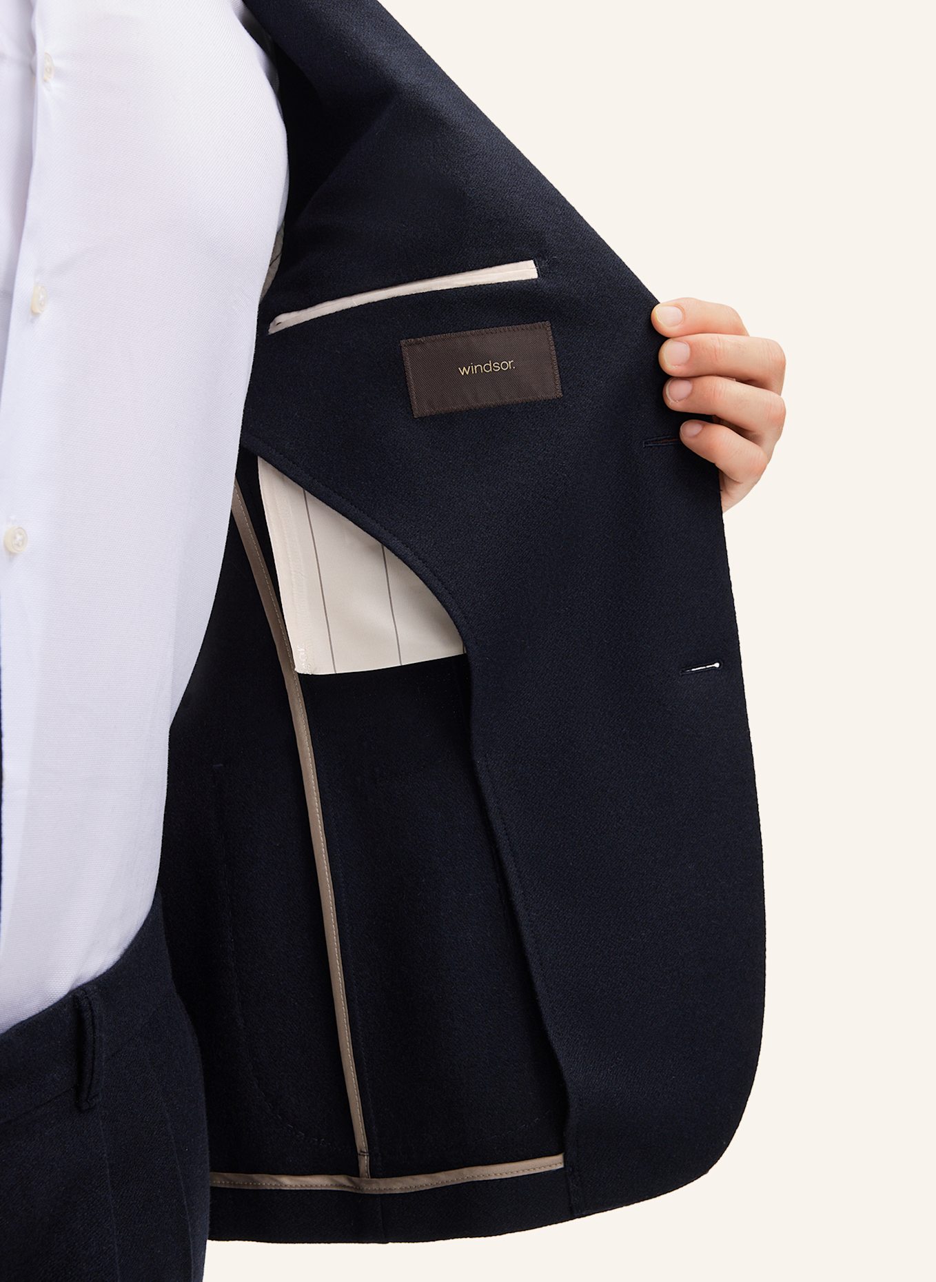 windsor. Sakko Shaped Fit: DUNKELBLAU