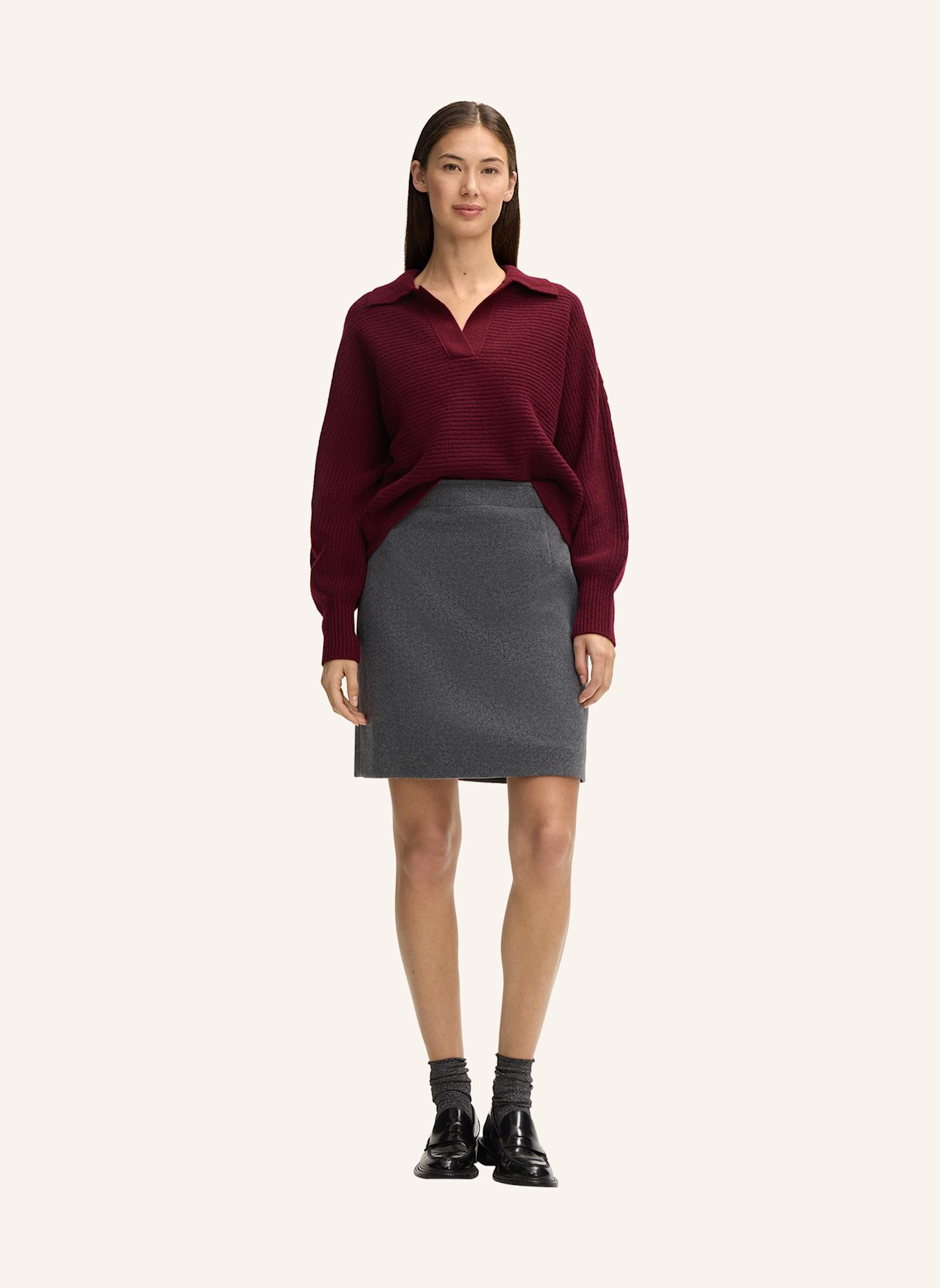 windsor. Strickpullover: ROT