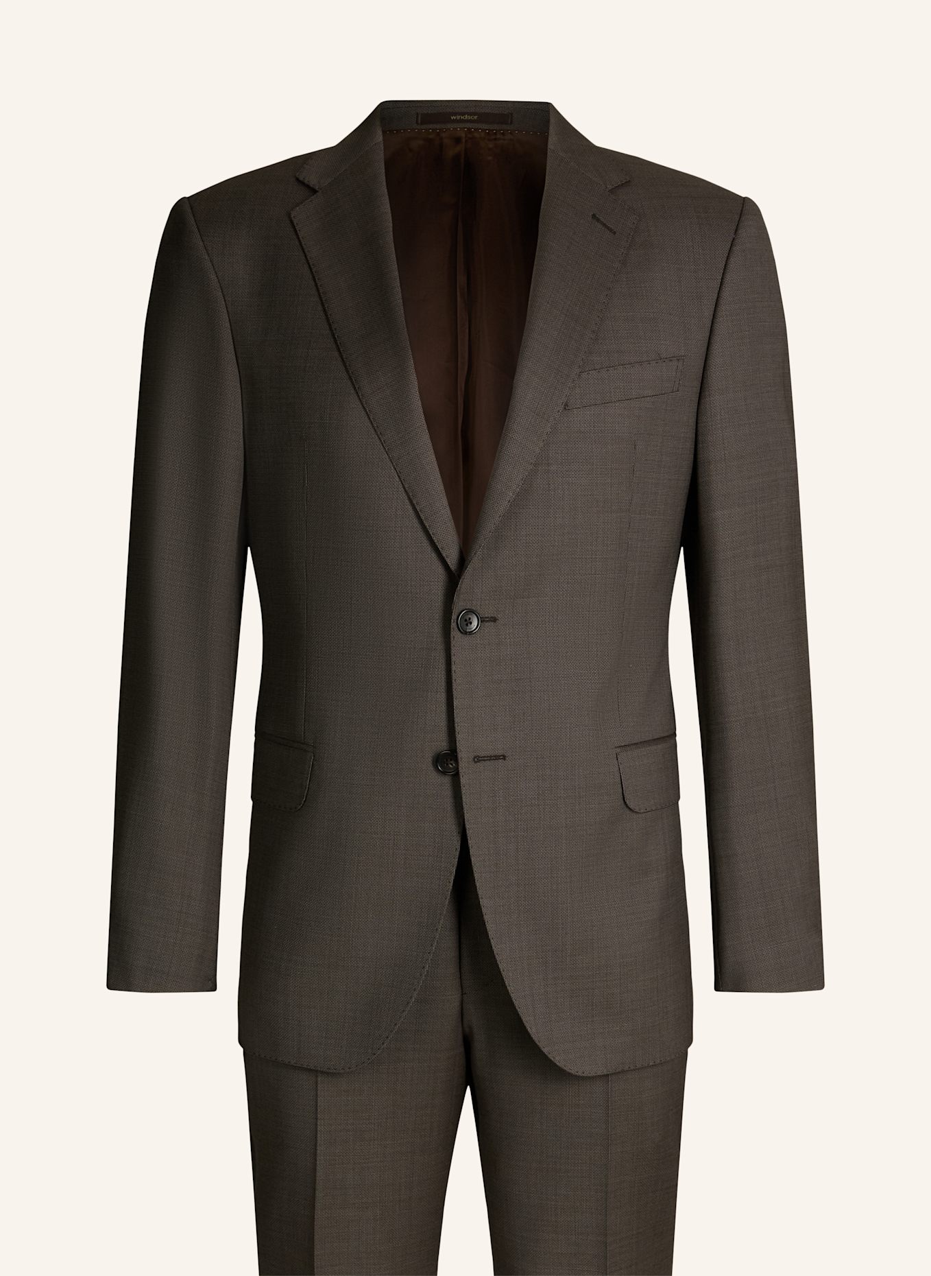 windsor. Anzug Regular Fit: BRAUN