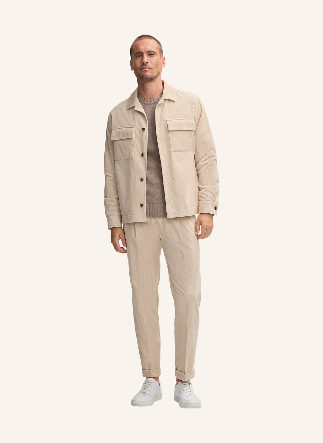 windsor. Overshirt: BEIGE