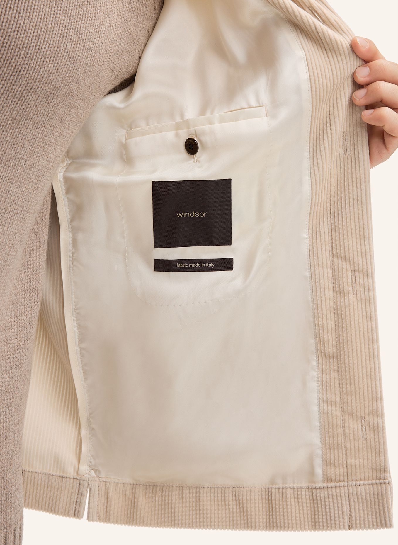 windsor. Overshirt: BEIGE