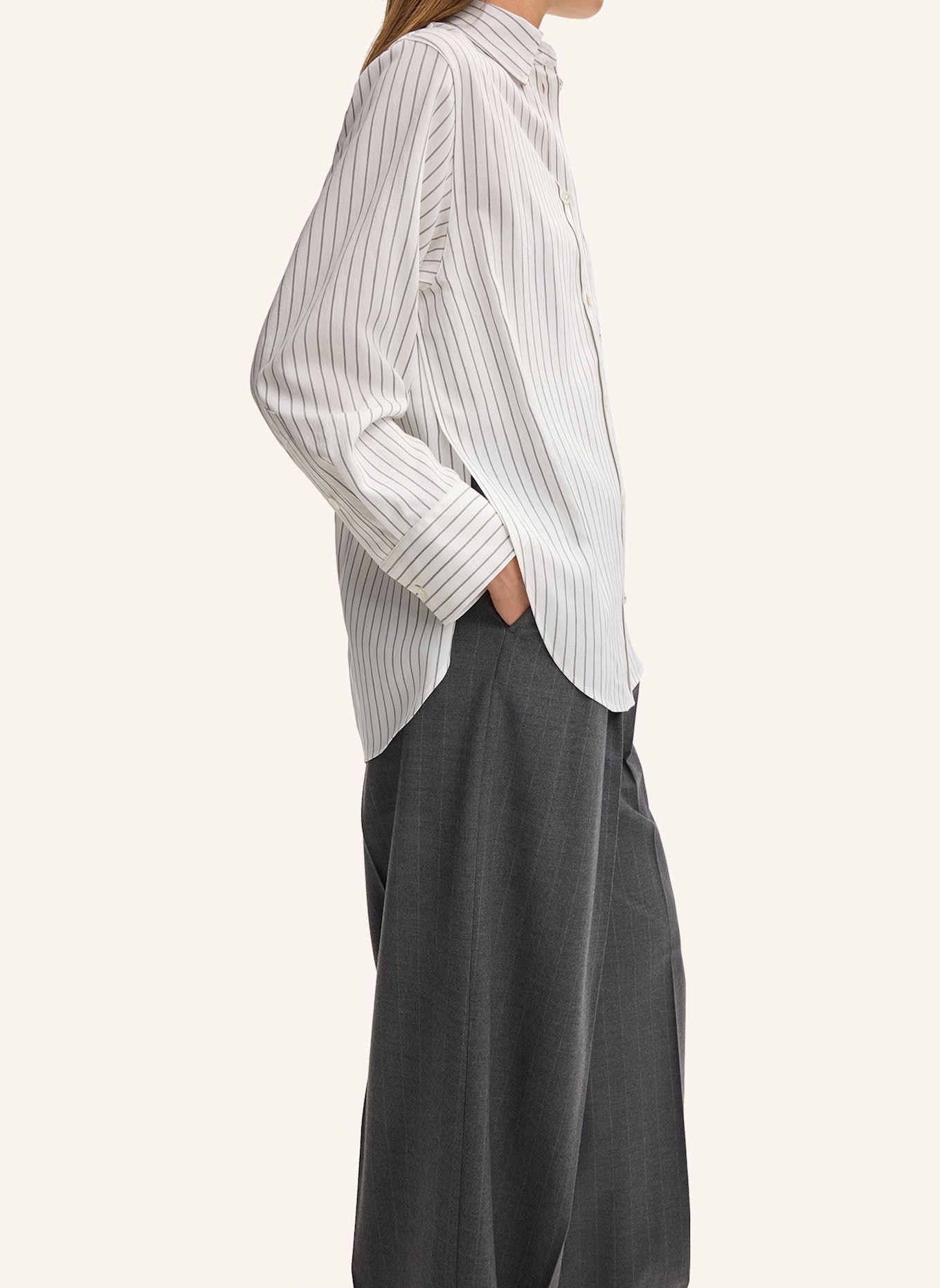 windsor. Hemdbluse: GRAU/ BEIGE