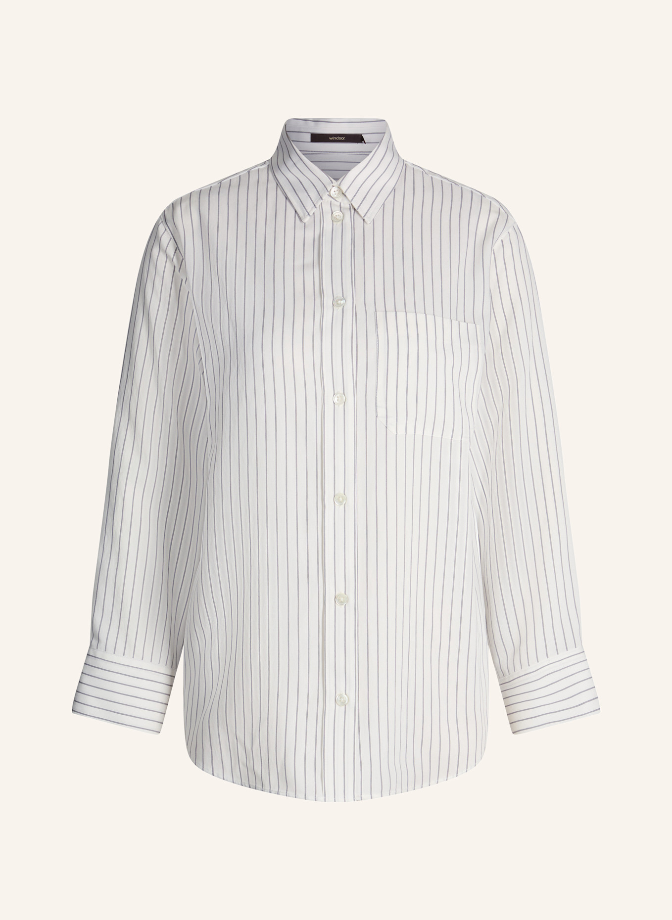 windsor. Hemdbluse: GRAU/ BEIGE