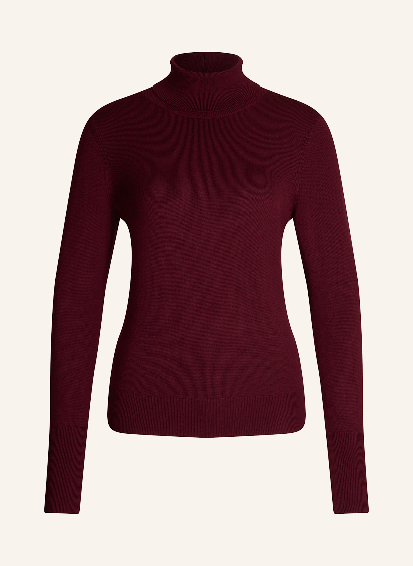 windsor. Rollkragenpullover aus Merinowolle: ROT