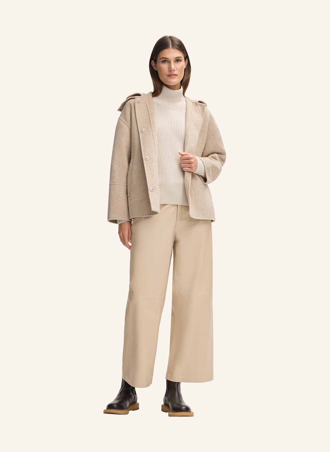 windsor. Pullover aus Merinowolle: BEIGE