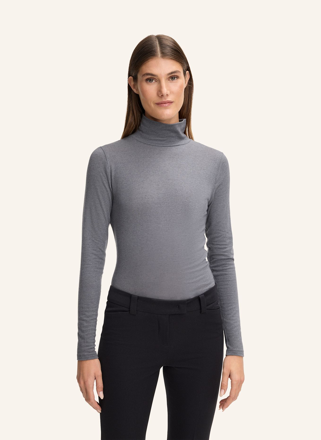 windsor. Rollkragenshirt: GRAU