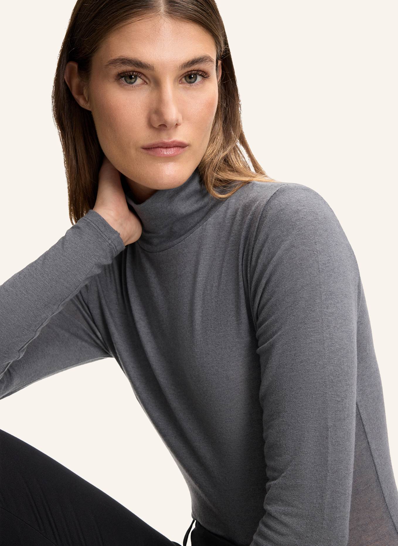 windsor. Rollkragenshirt: GRAU