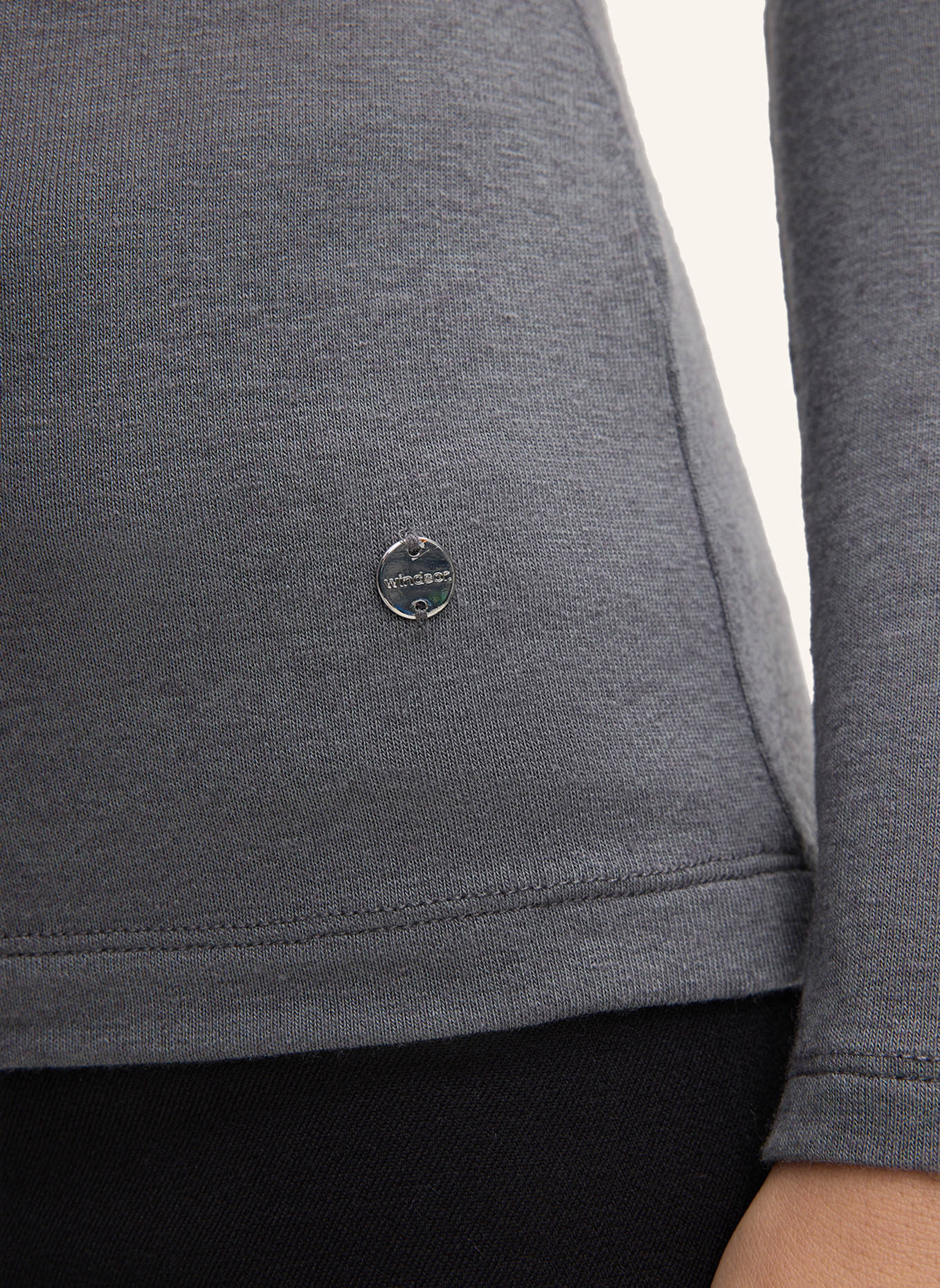 windsor. Rollkragenshirt: GRAU