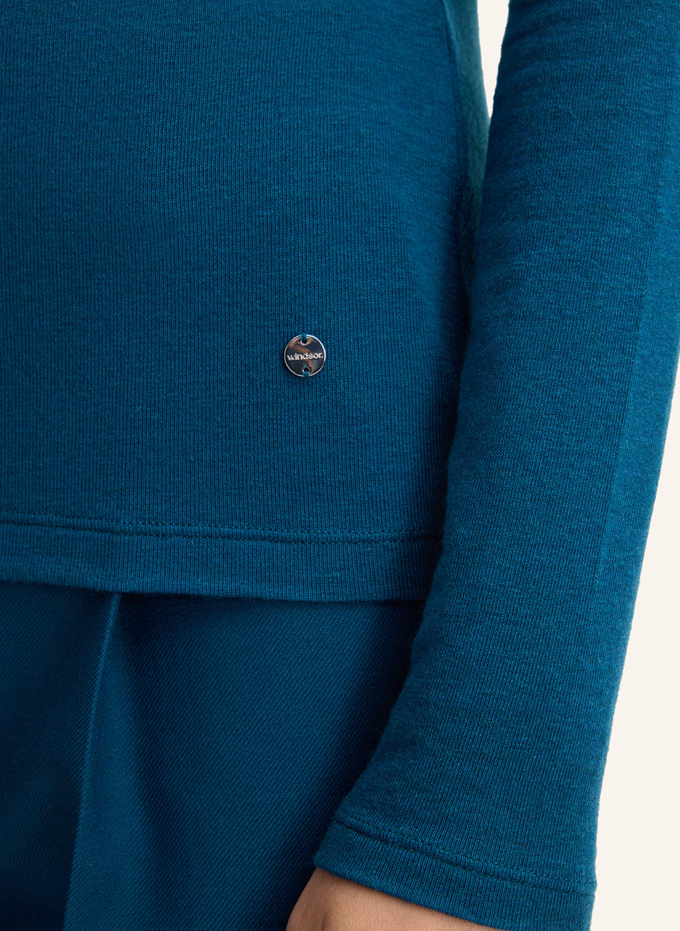 windsor. Rollkragenshirt: PETROL