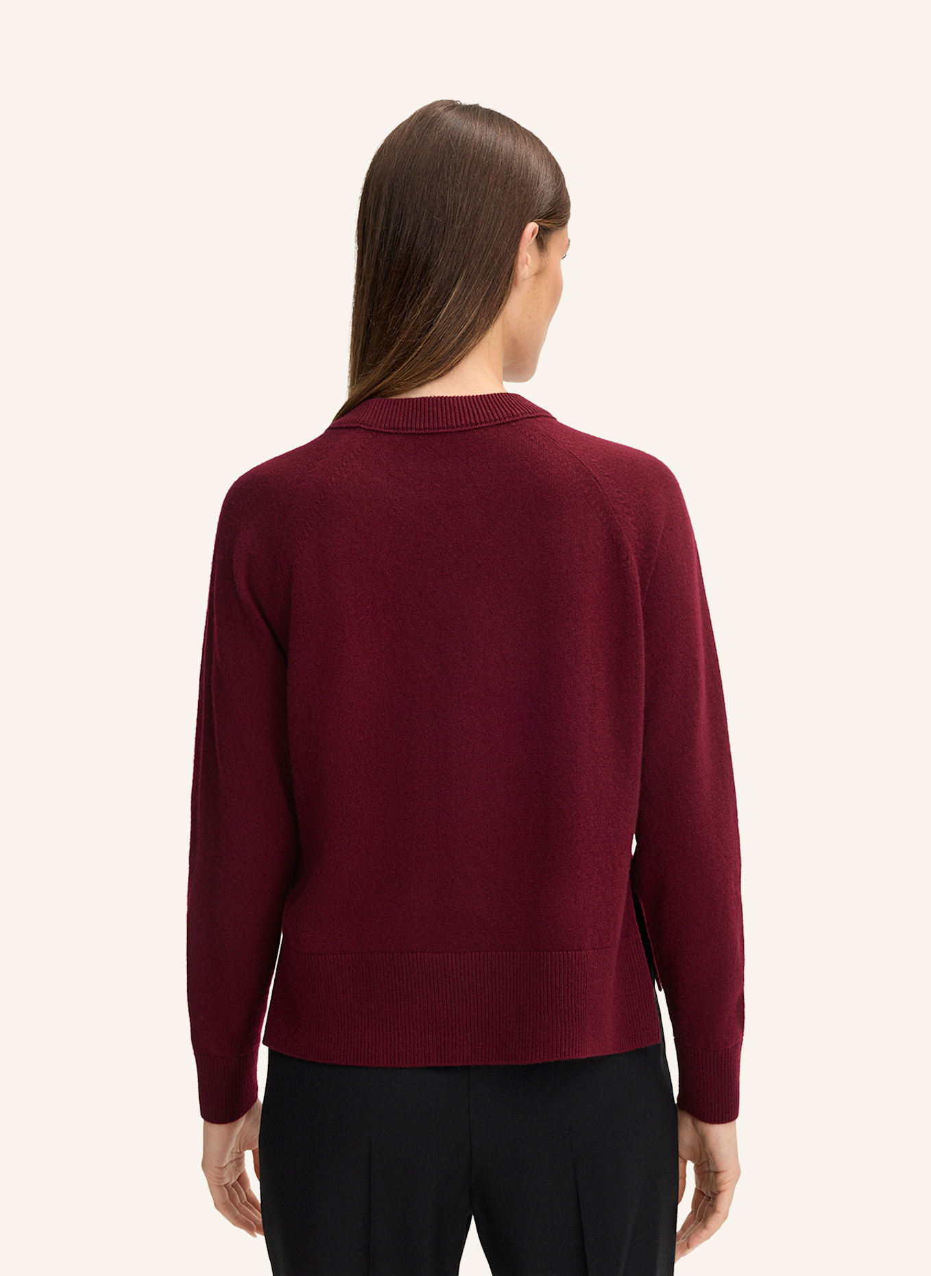 windsor. Cashmere-Pullover: ROT