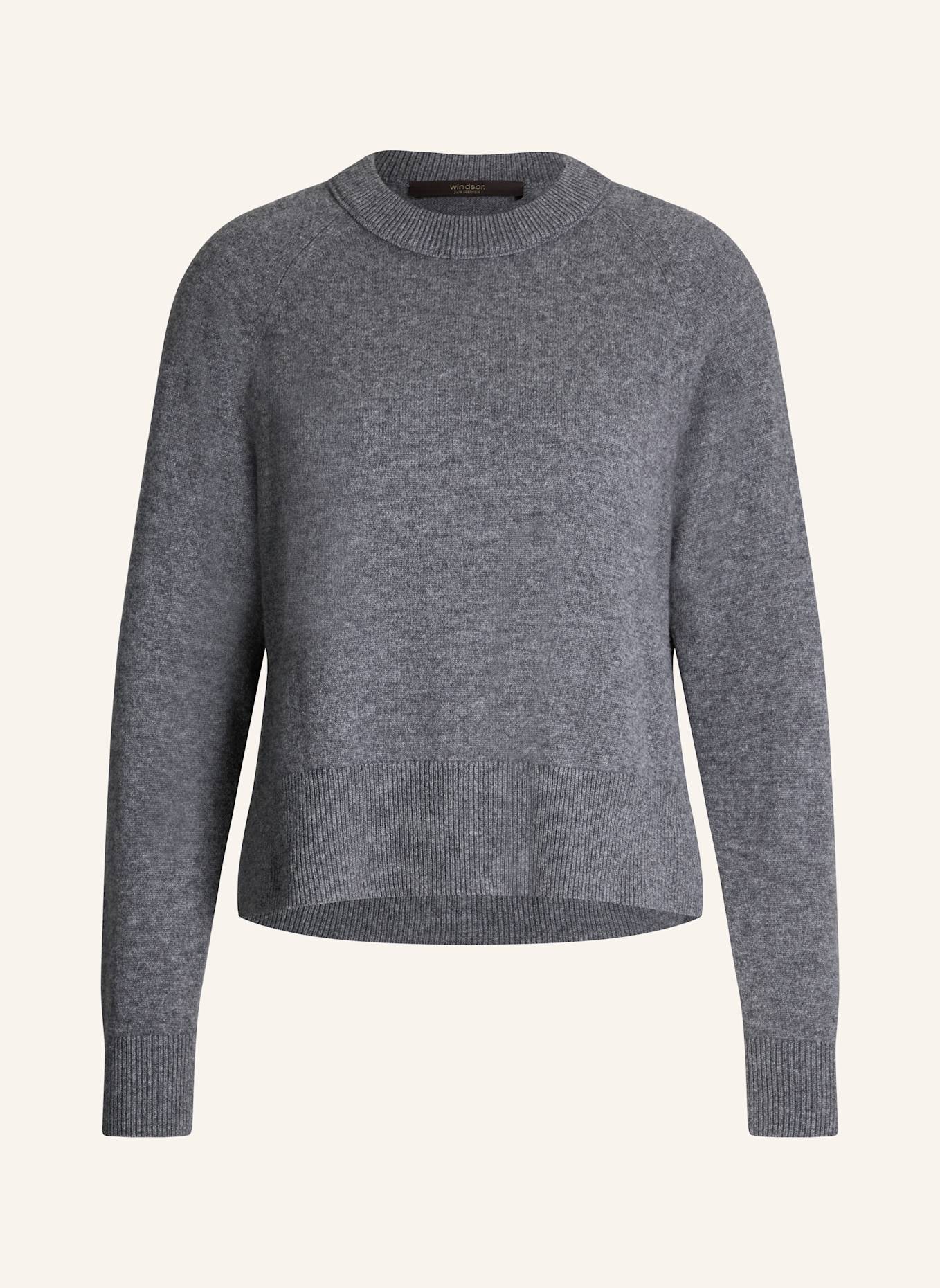 windsor. Cashmere-Pullover: GRAU