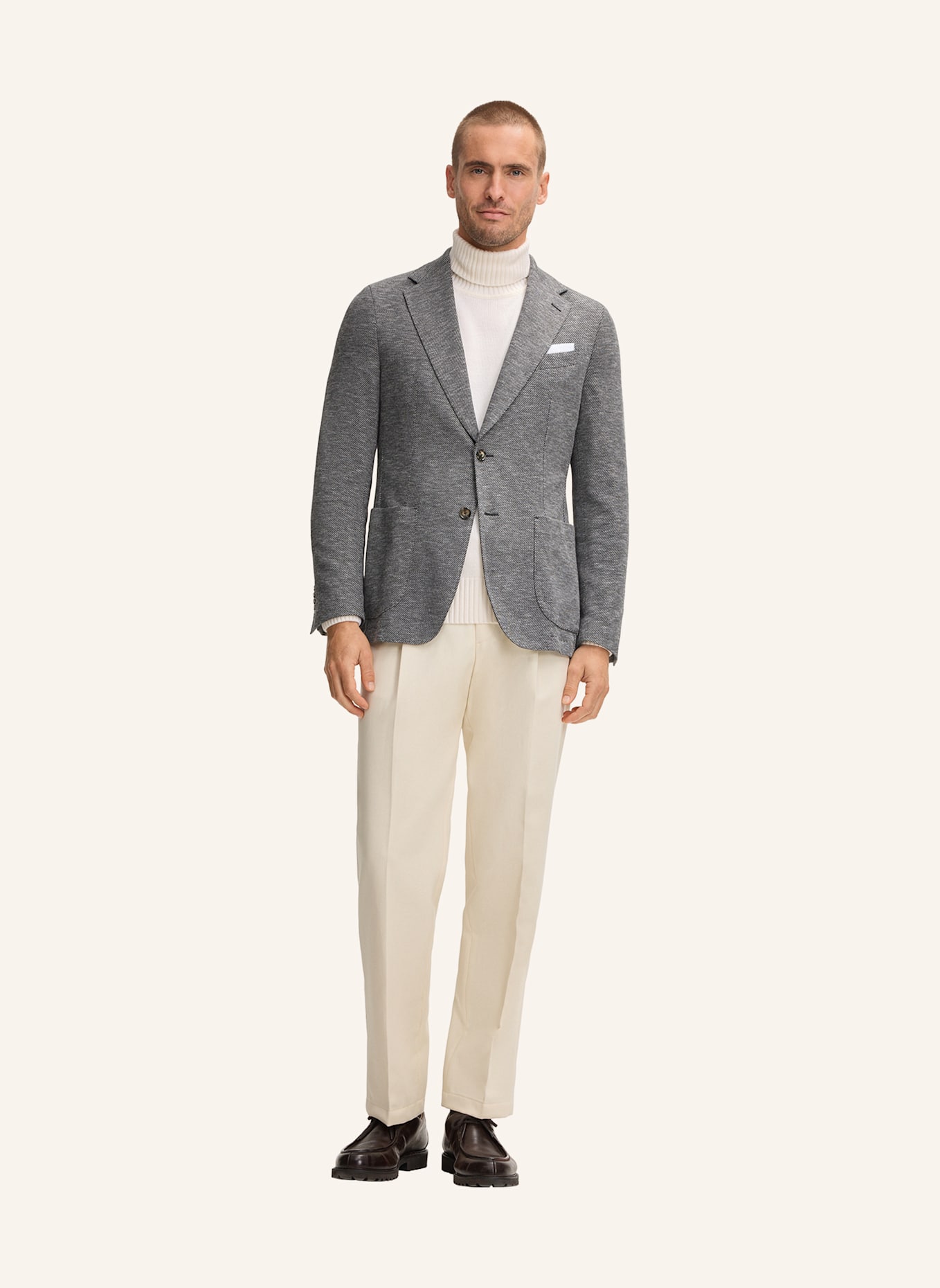 windsor. Sakko Shaped Fit: SCHWARZ/ GRAU