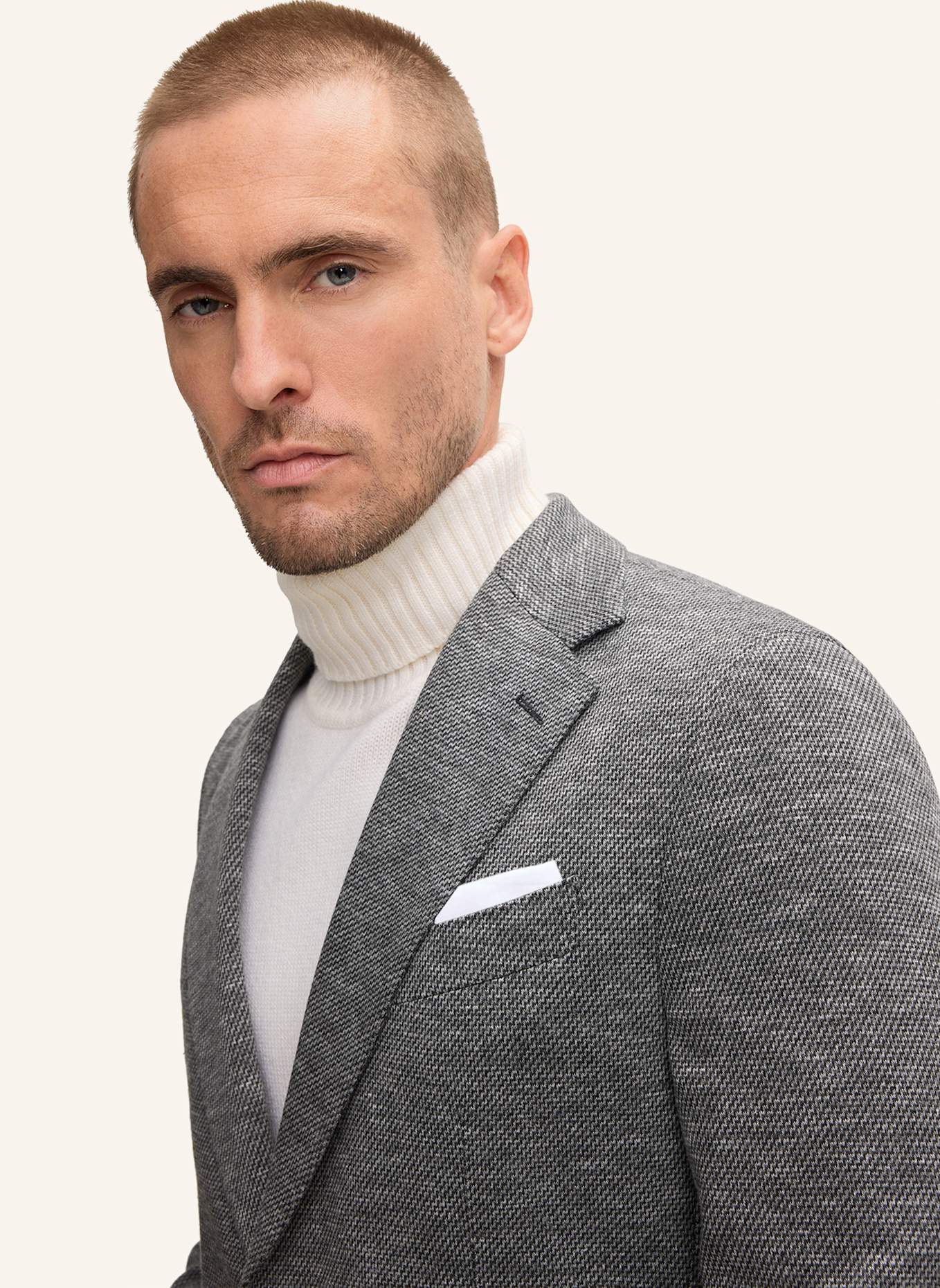 windsor. Sakko Shaped Fit: SCHWARZ/ GRAU