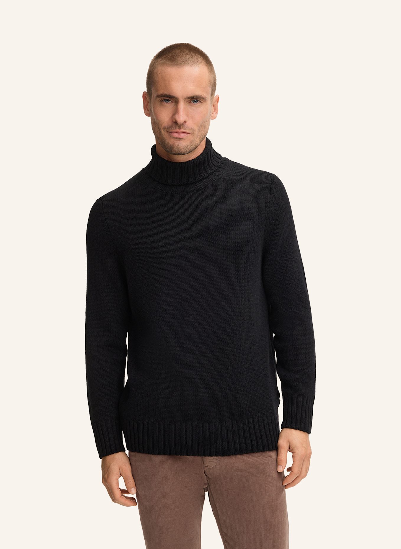 windsor. Cashmere-Rollkragenpullover ECOSIO: SCHWARZ