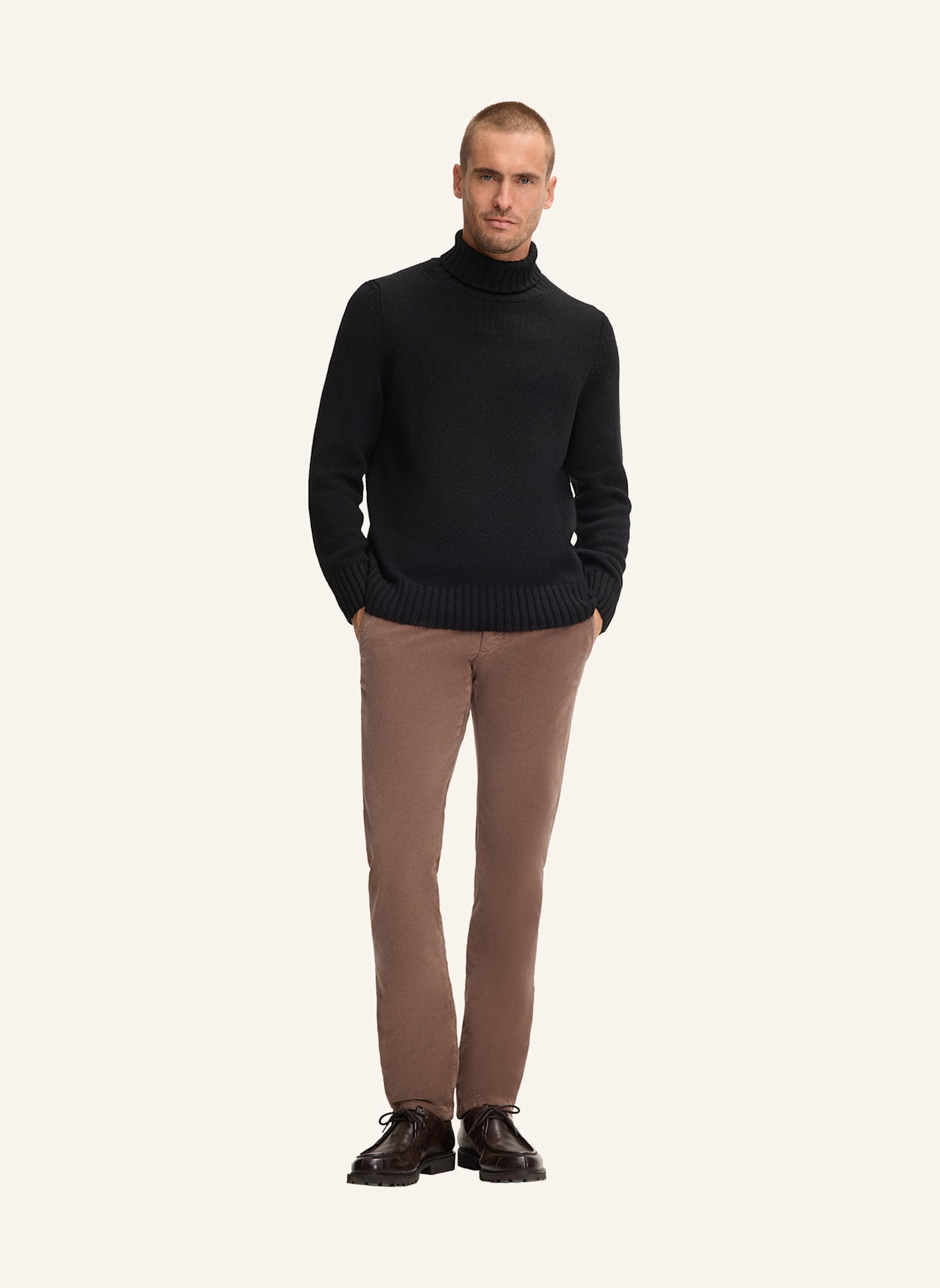 windsor. Cashmere-Rollkragenpullover ECOSIO: SCHWARZ