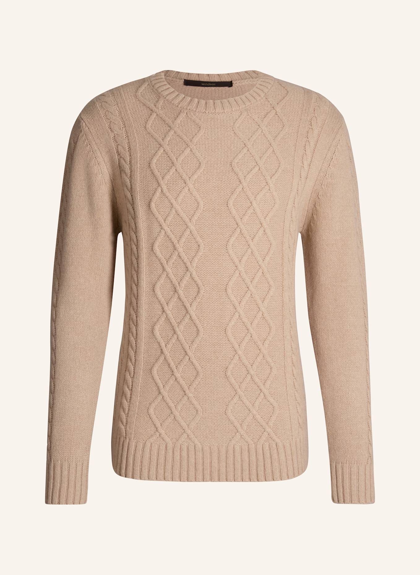 windsor. Strickpullover: BEIGE