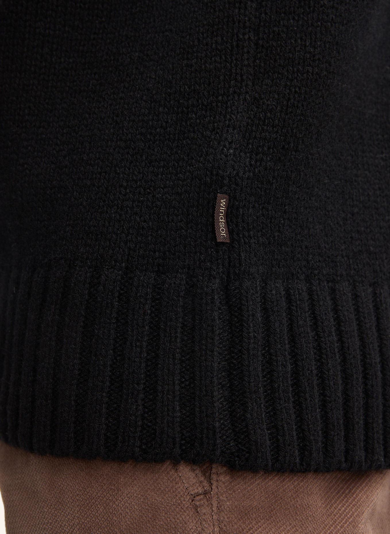 windsor. Cashmere-Rollkragenpullover ECOSIO: SCHWARZ
