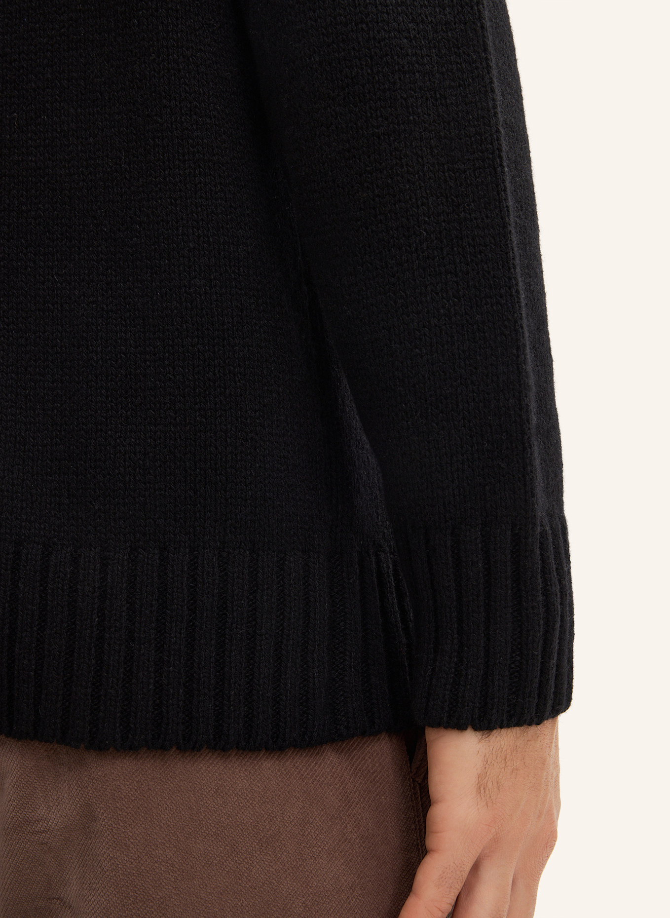 windsor. Cashmere-Rollkragenpullover ECOSIO: SCHWARZ