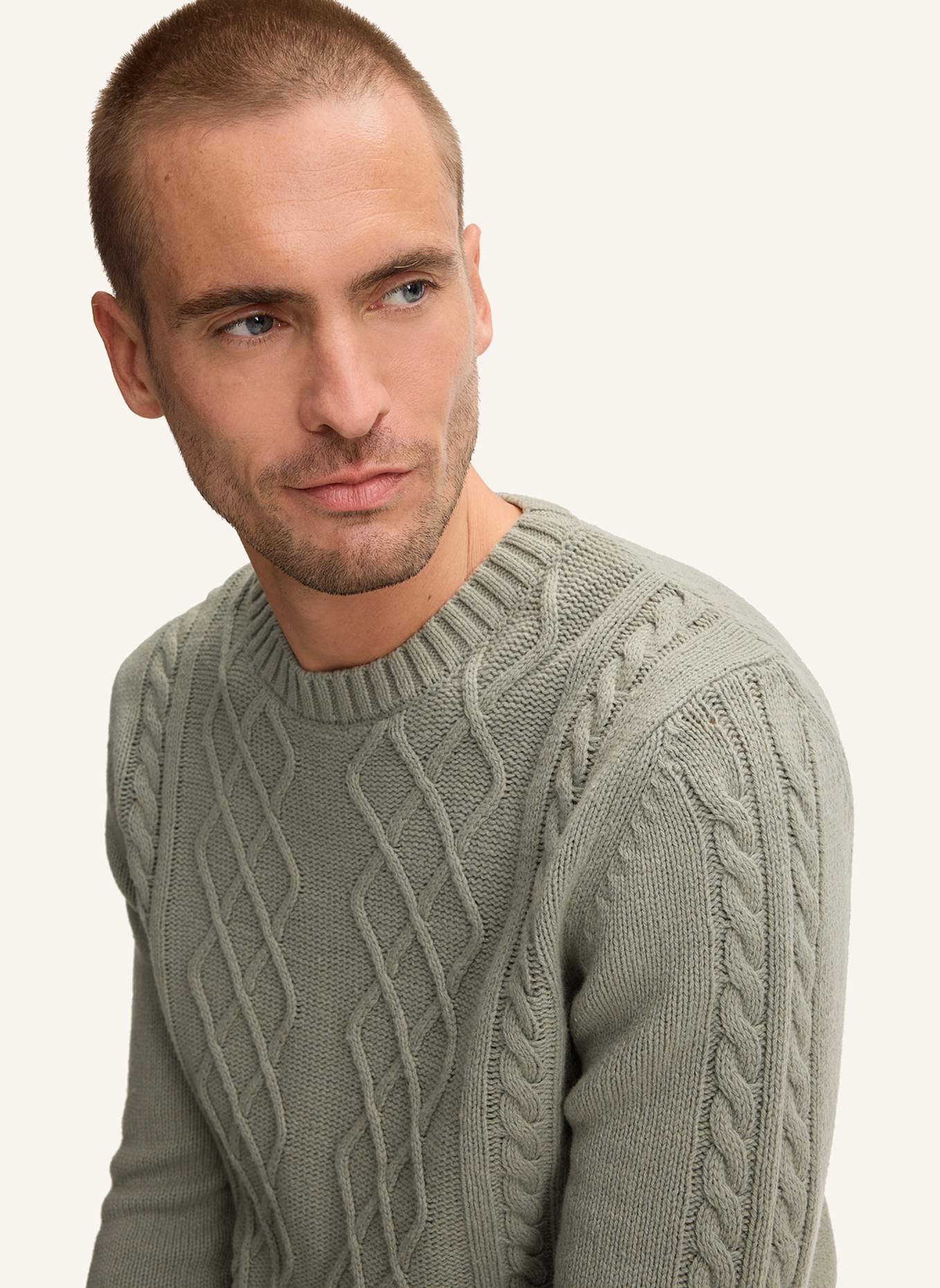 windsor. Strickpullover: GRÜN