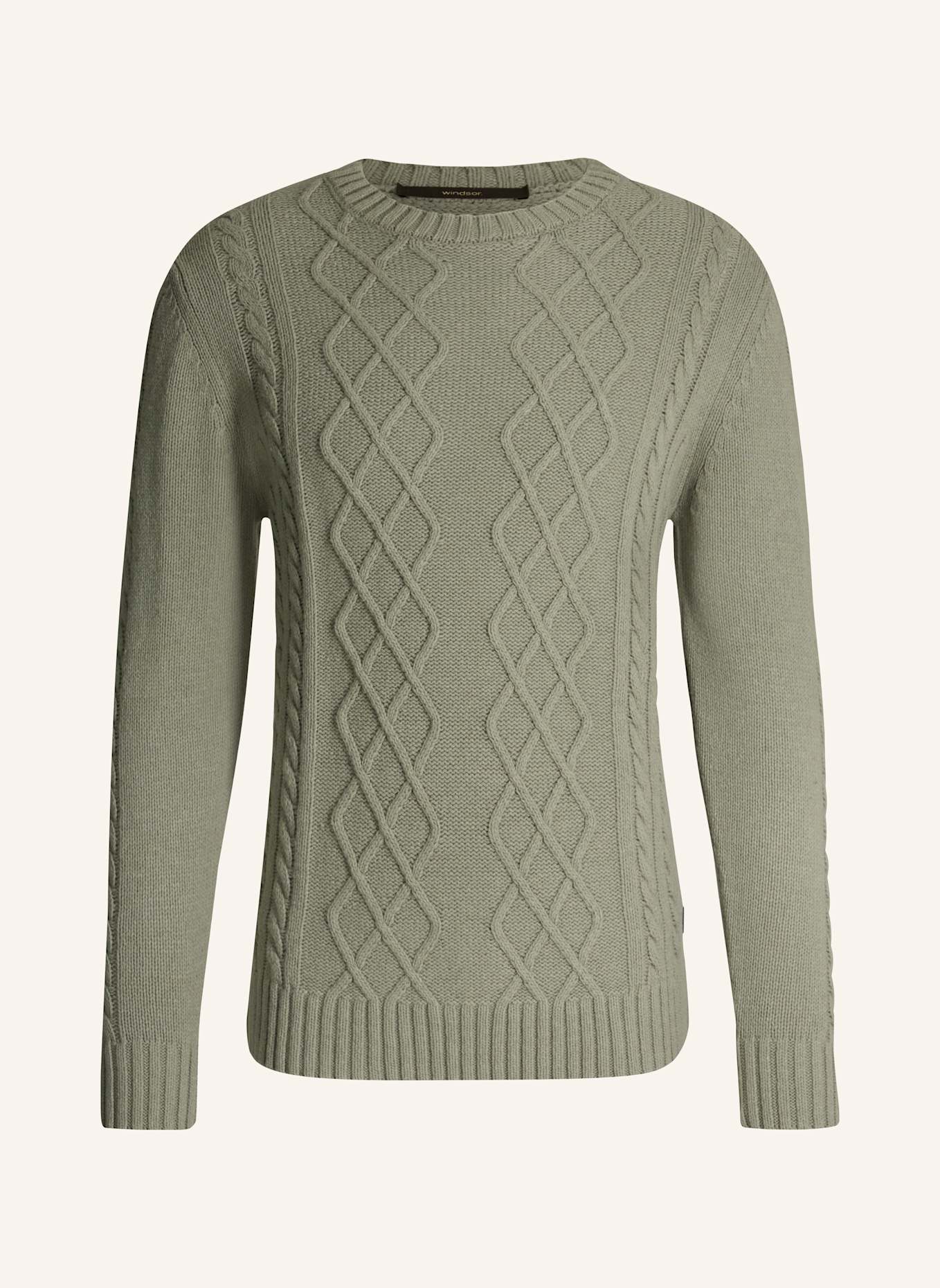 windsor. Strickpullover: GRÜN