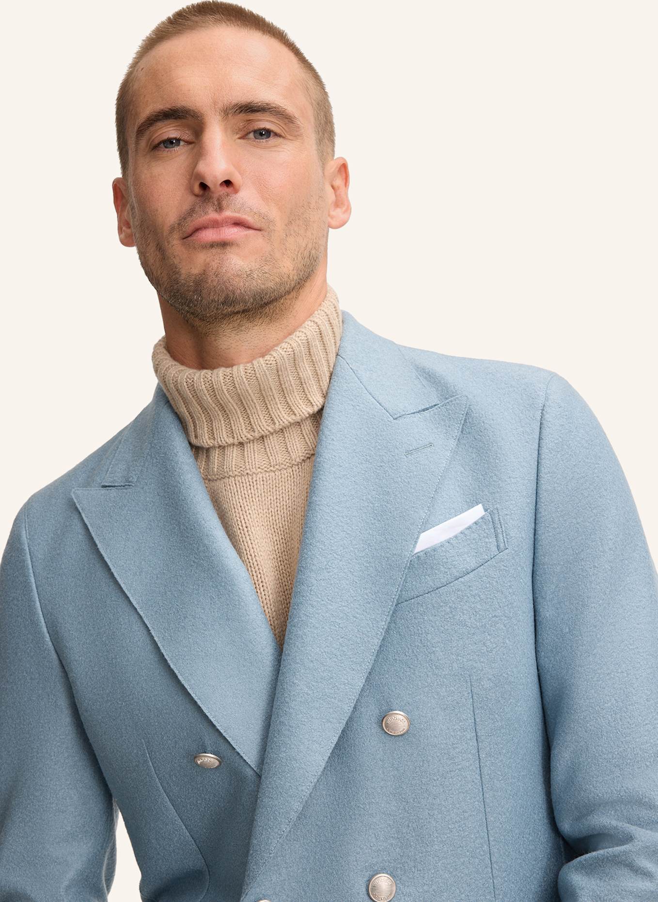 windsor. Sakko Shaped Fit: HELLBLAU