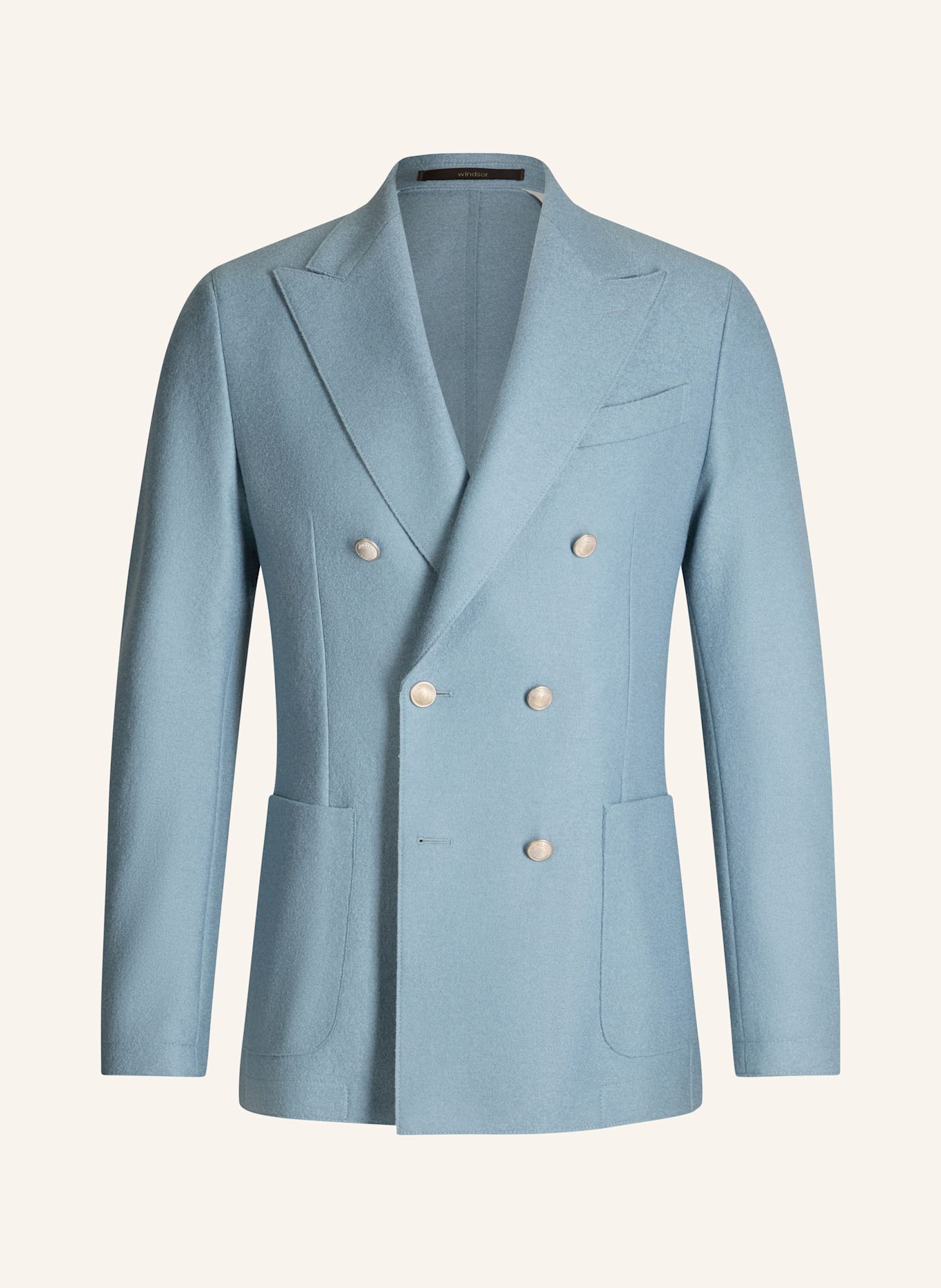 windsor. Sakko Shaped Fit: HELLBLAU