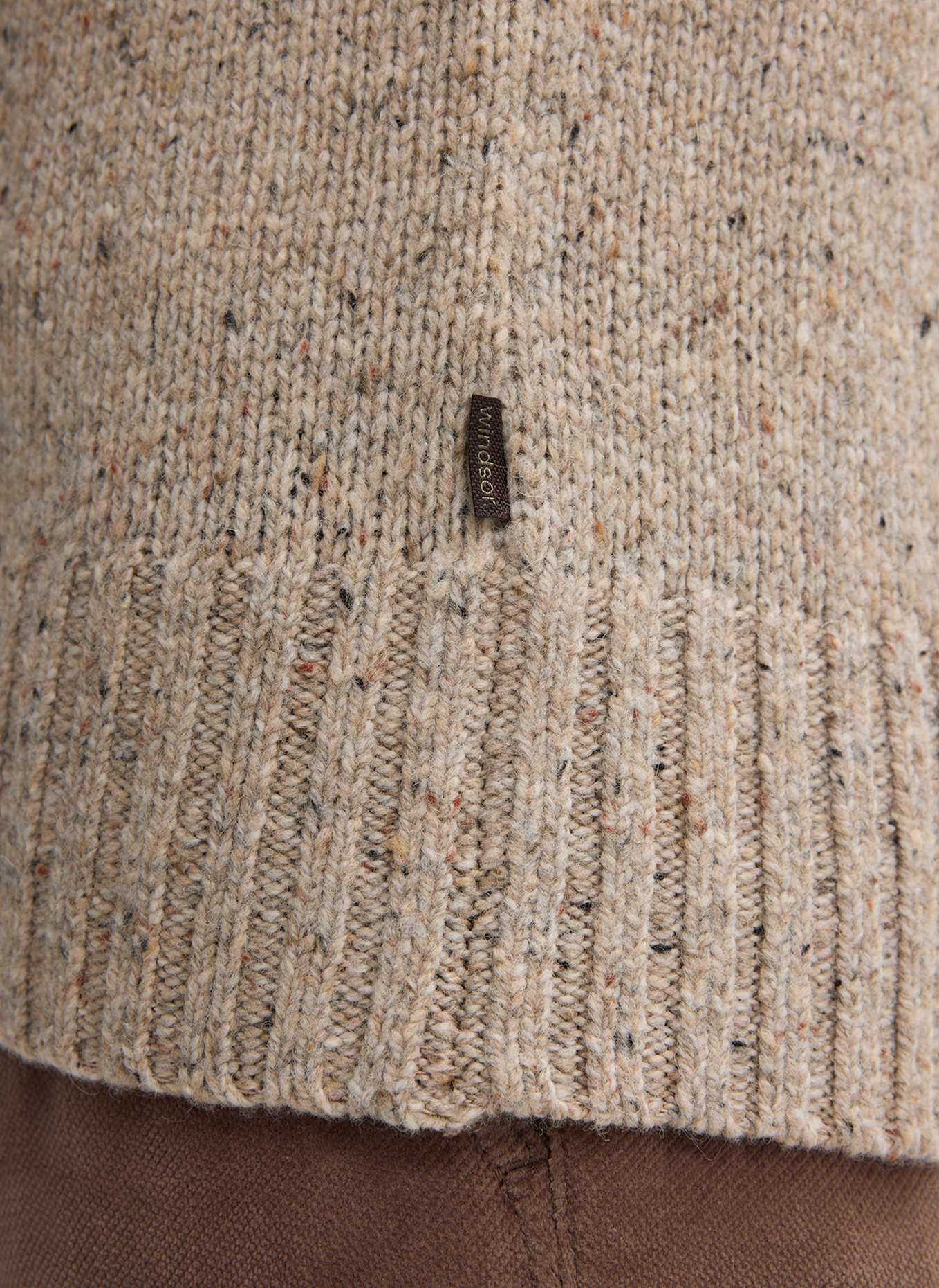 windsor. Strickpullover: BEIGE