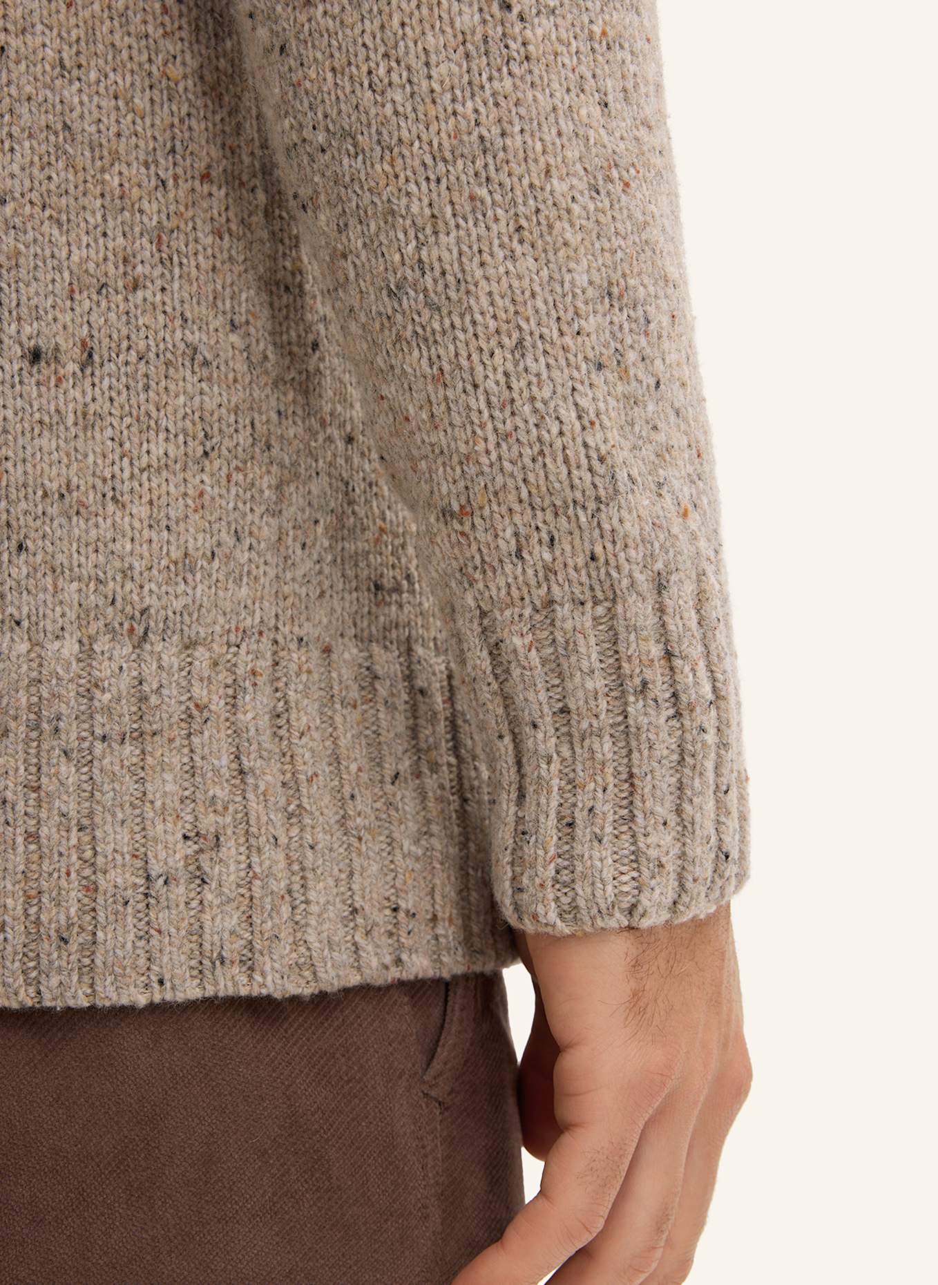 windsor. Strickpullover: BEIGE