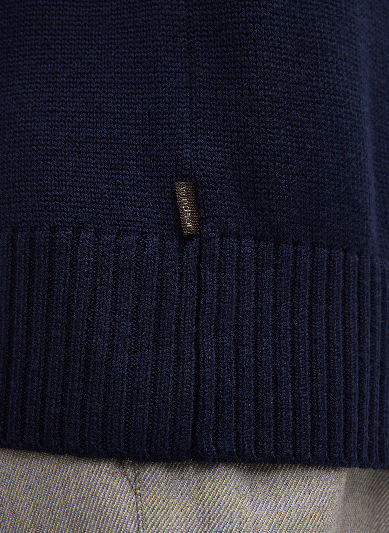 windsor. Rollkragenpullover RAMIRO: DUNKELBLAU