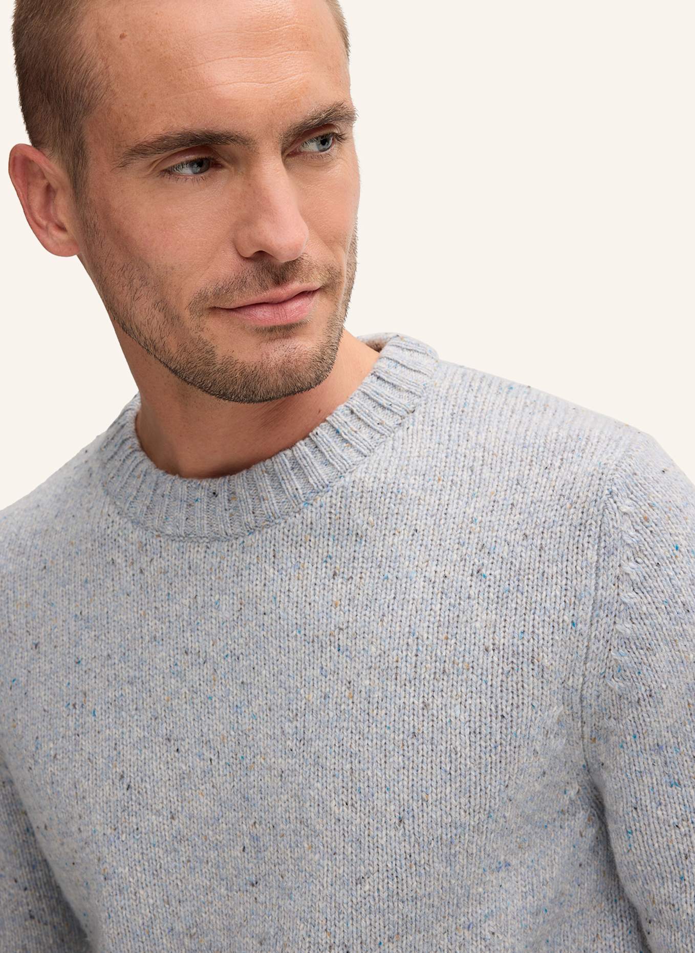 windsor. Strickpullover: HELLBLAU