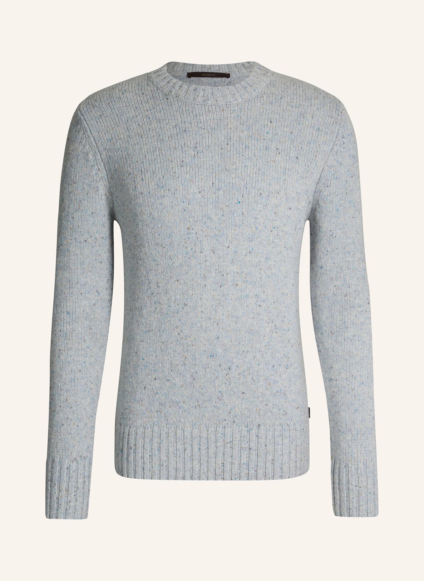 windsor. Strickpullover: HELLBLAU