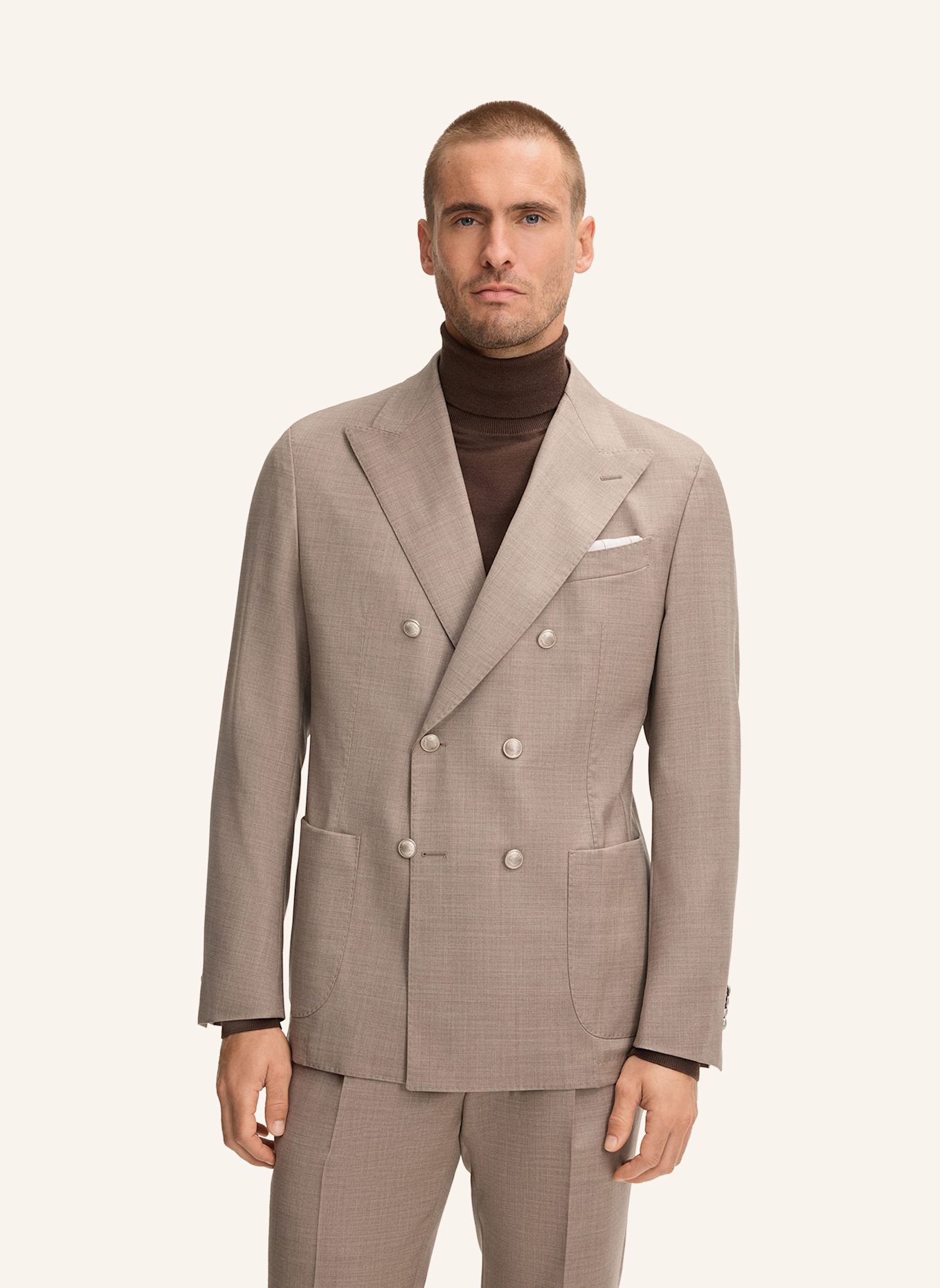 windsor. Sakko Shaped Fit: BEIGE