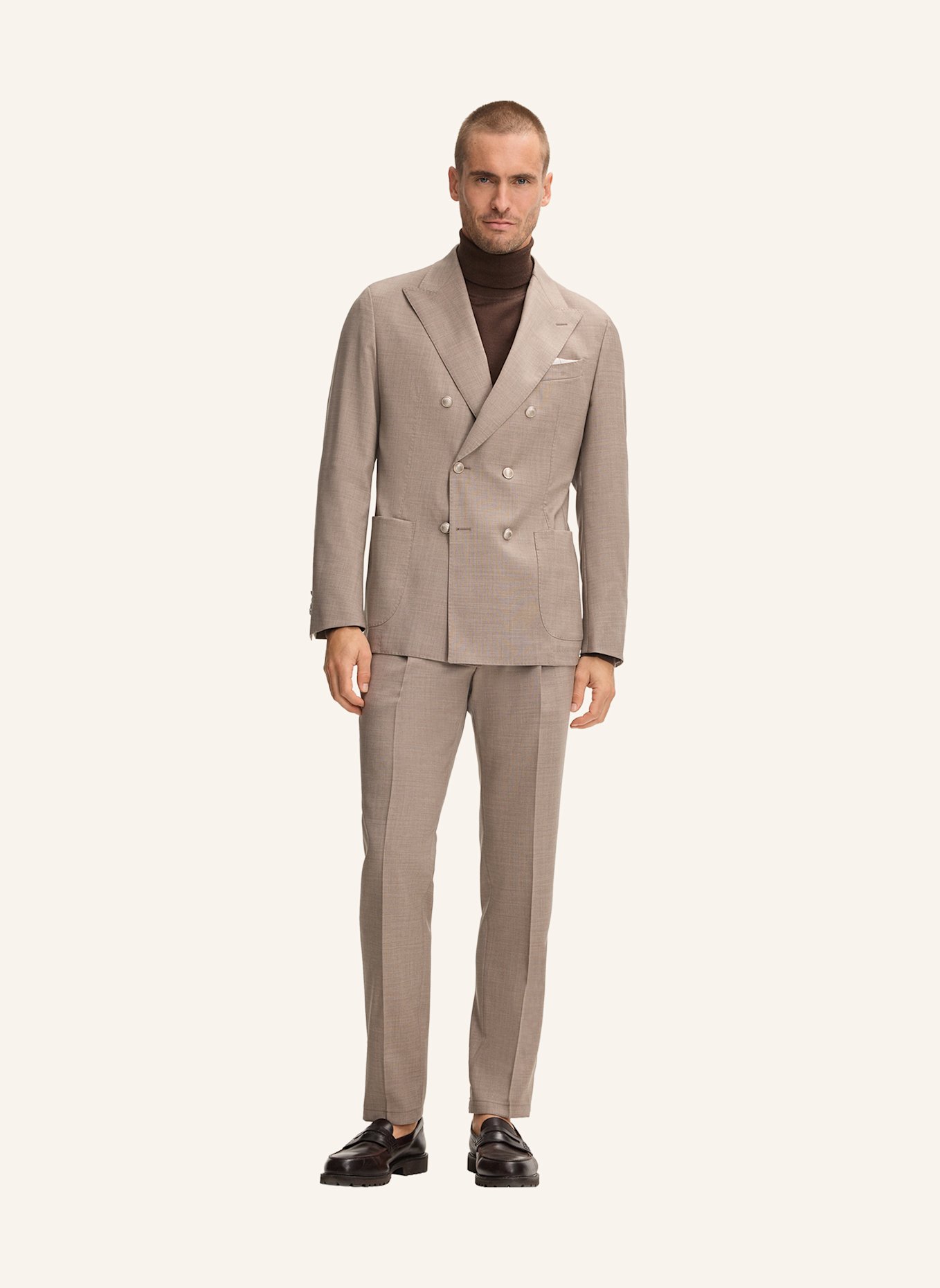 windsor. Sakko Shaped Fit: BEIGE