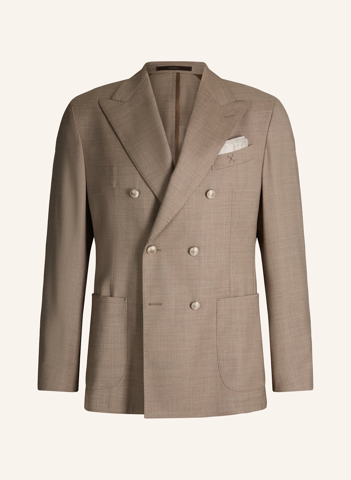 windsor. Sakko Shaped Fit: BEIGE