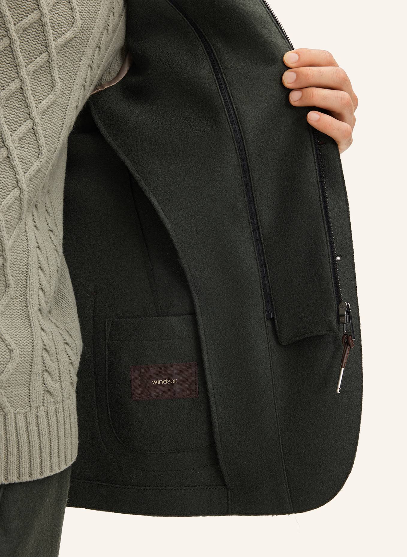 windsor. Sakko: GRÜN