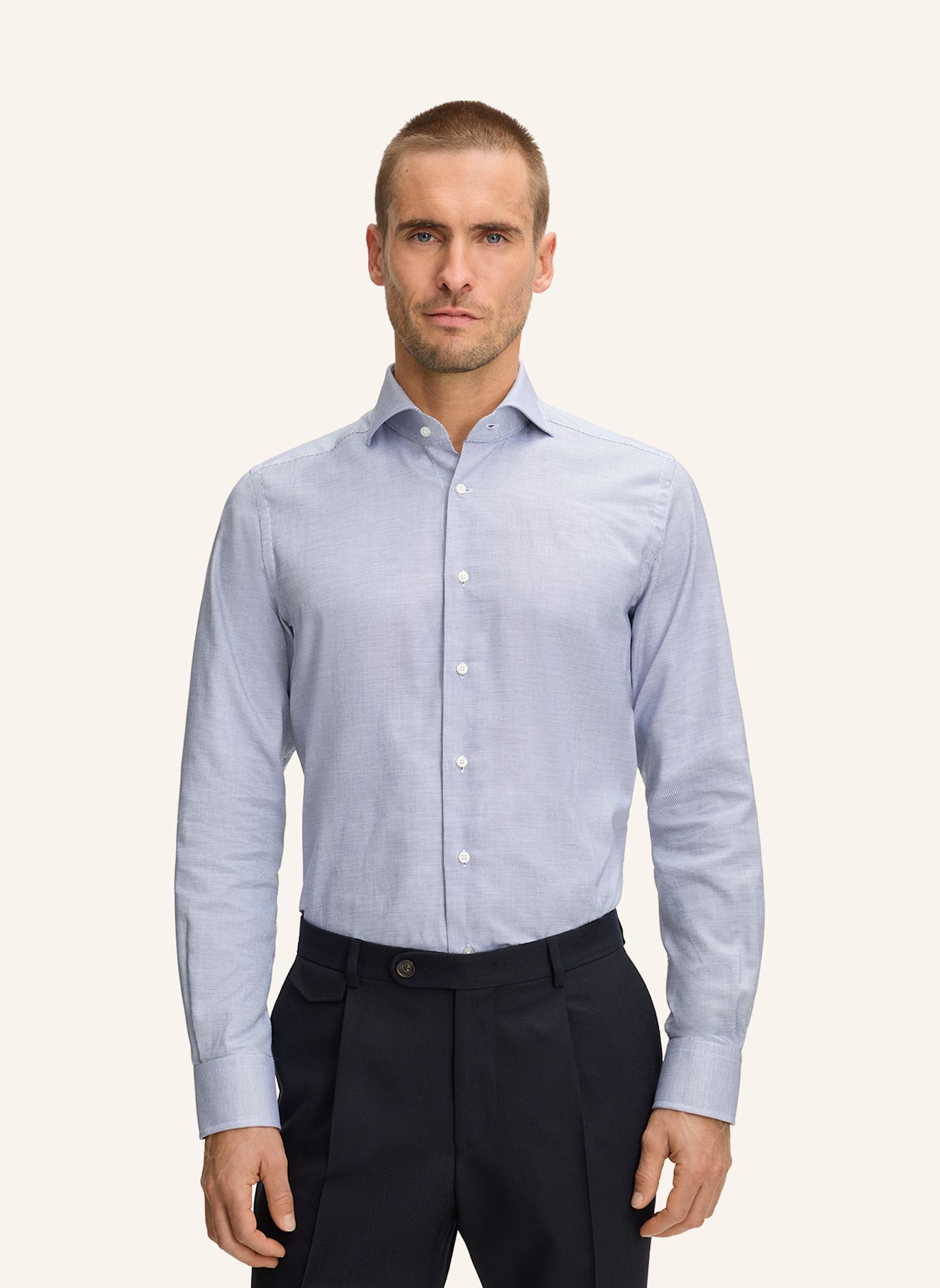 windsor. Hemd: BLAU/ WEISS