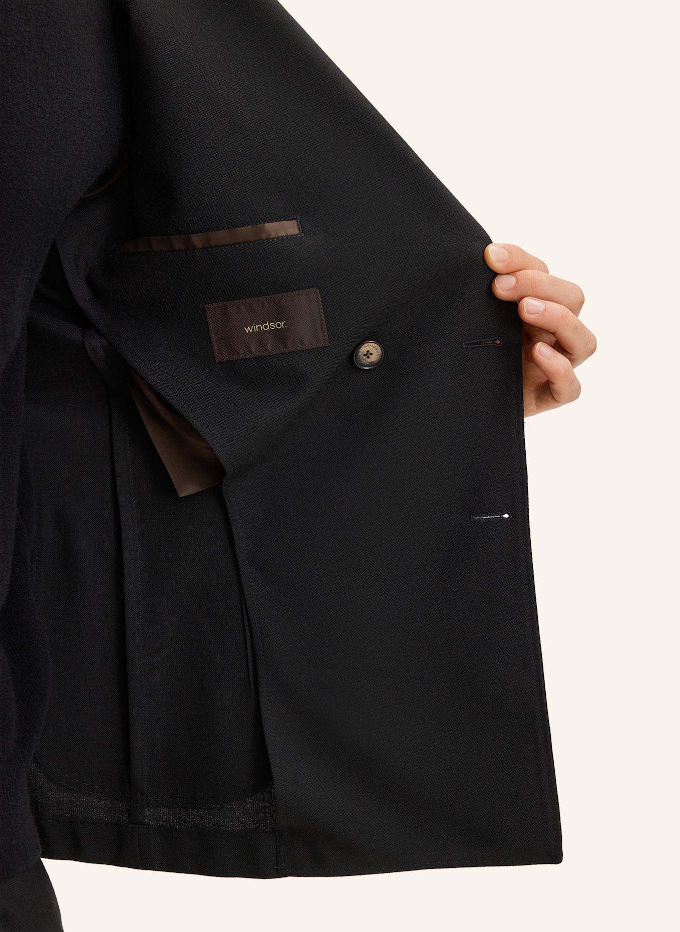 windsor. Sakko: SCHWARZ